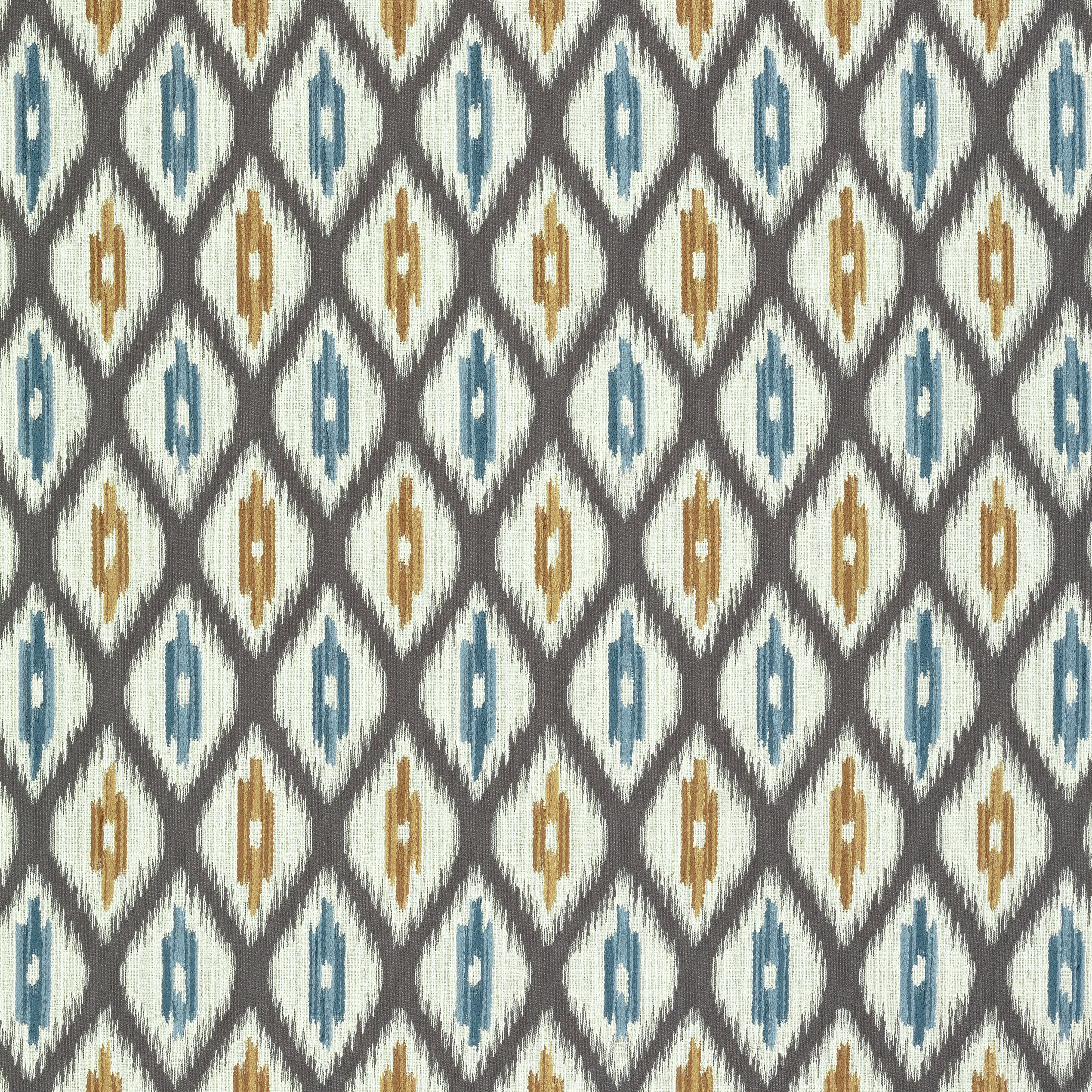 Rajah fabric in charcoal color - pattern number W73364 - by Thibaut in the Nomad collection