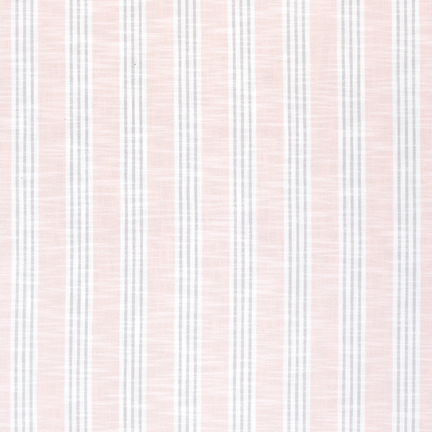 Southport Stripe fabric in blush and mushroom color - pattern number W73482 - by Thibaut in the Landmark collection