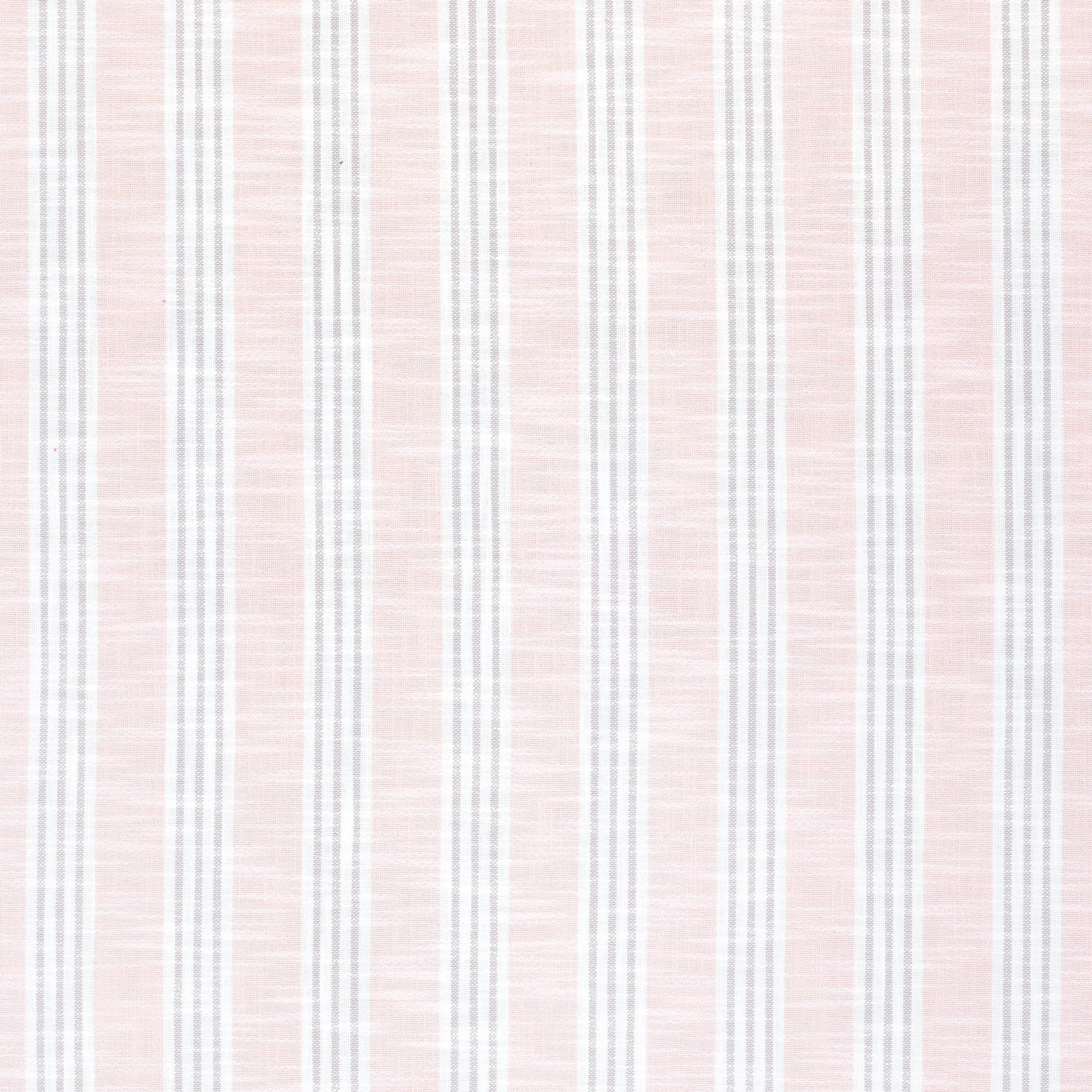Southport Stripe fabric in blush and mushroom color - pattern number W73482 - by Thibaut in the Landmark collection