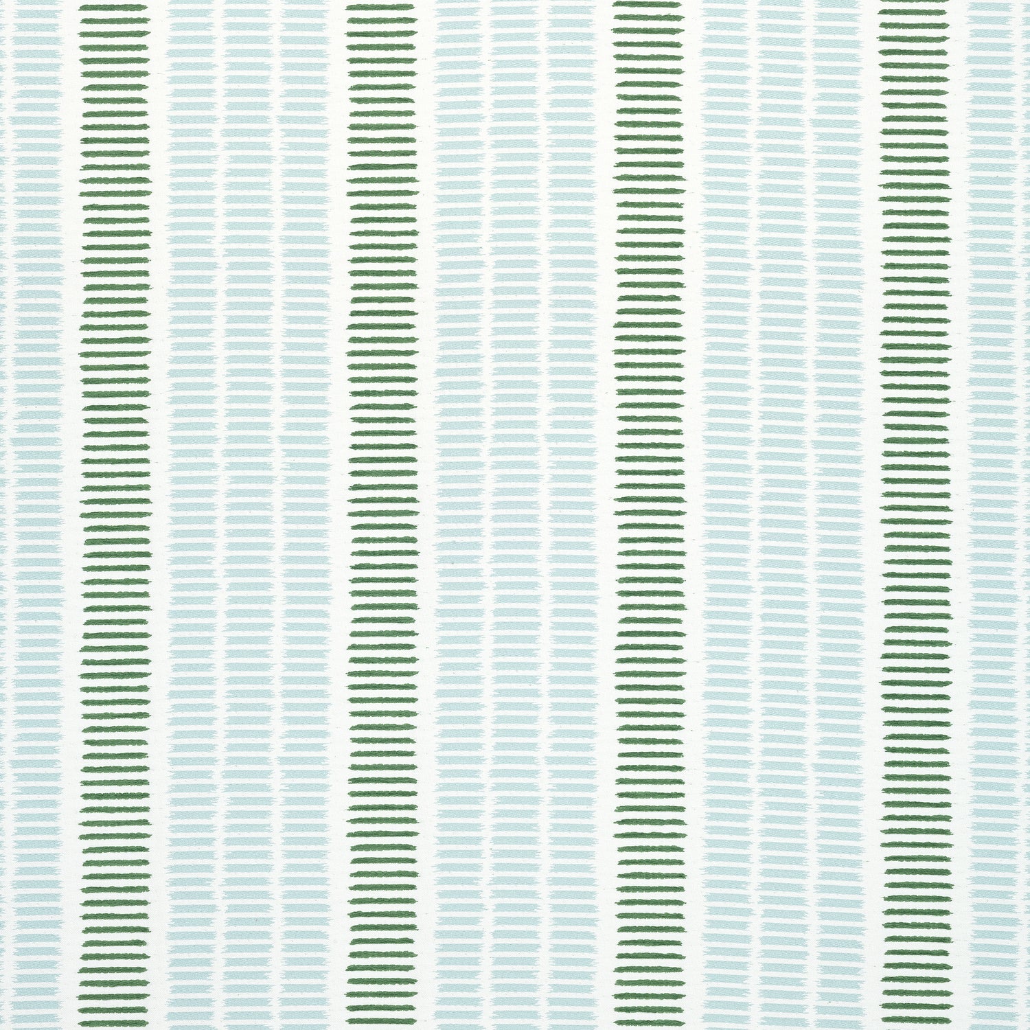 Topsail Stripe fabric in seafoam and kelly green color - pattern number W73517 - by Thibaut in the Landmark collection