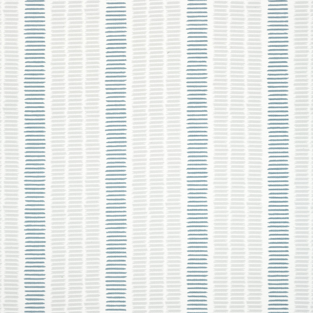 Topsail Stripe fabric in sterling and slate color - pattern number W73518 - by Thibaut in the Landmark collection