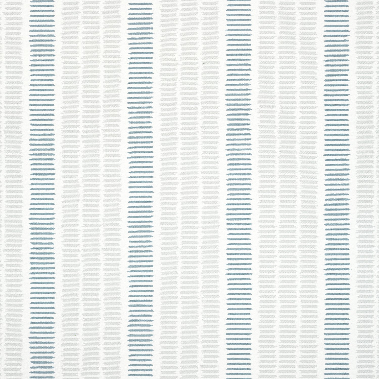 Topsail Stripe fabric in sterling and slate color - pattern number W73518 - by Thibaut in the Landmark collection