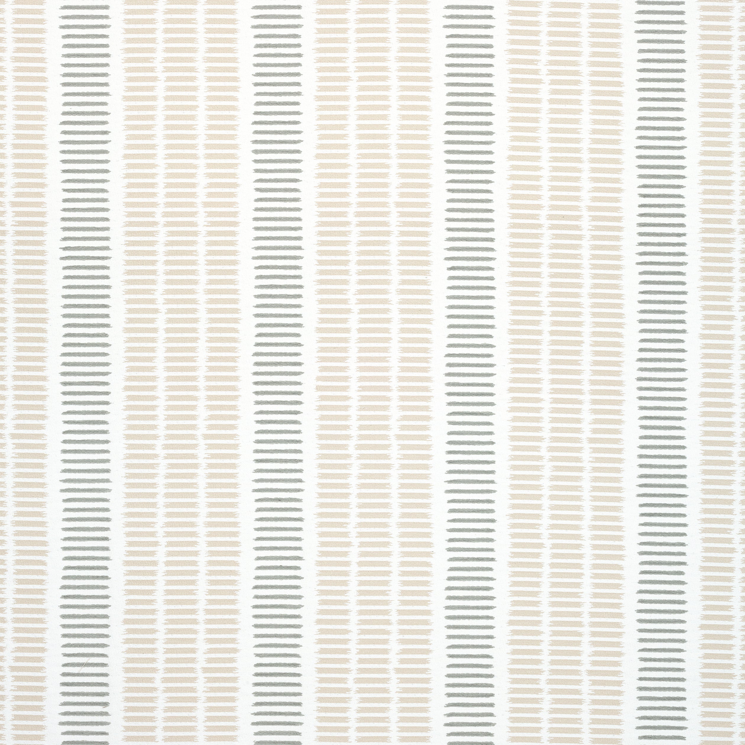 Topsail Stripe fabric in flax and nickel color - pattern number W73519 - by Thibaut in the Landmark collection