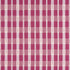 Ellastone Check fabric in raspberry color - pattern number W736440 - by Thibaut in the Indienne collection