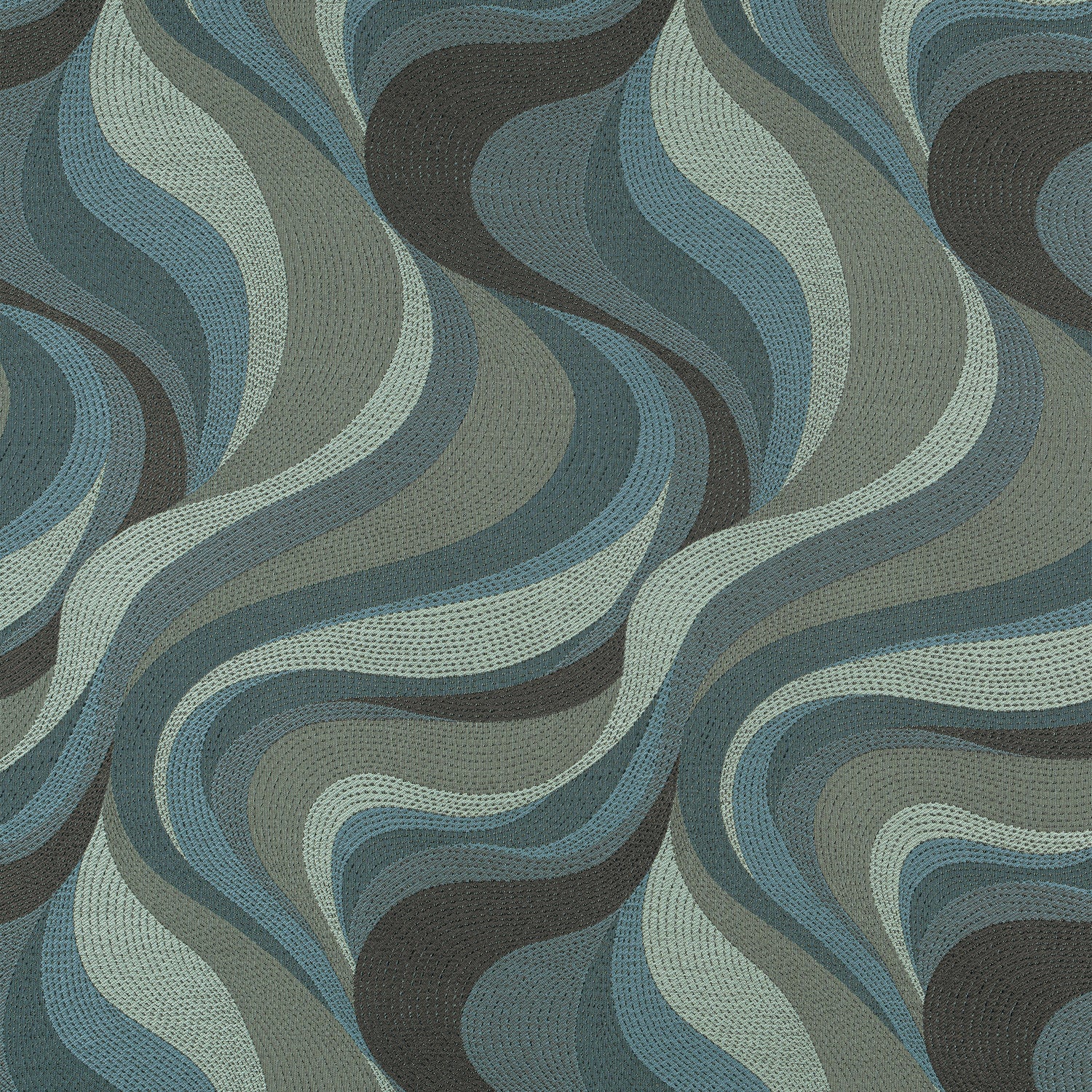 Passage fabric in lake color - pattern number W74201 - by Thibaut in the Passage collection