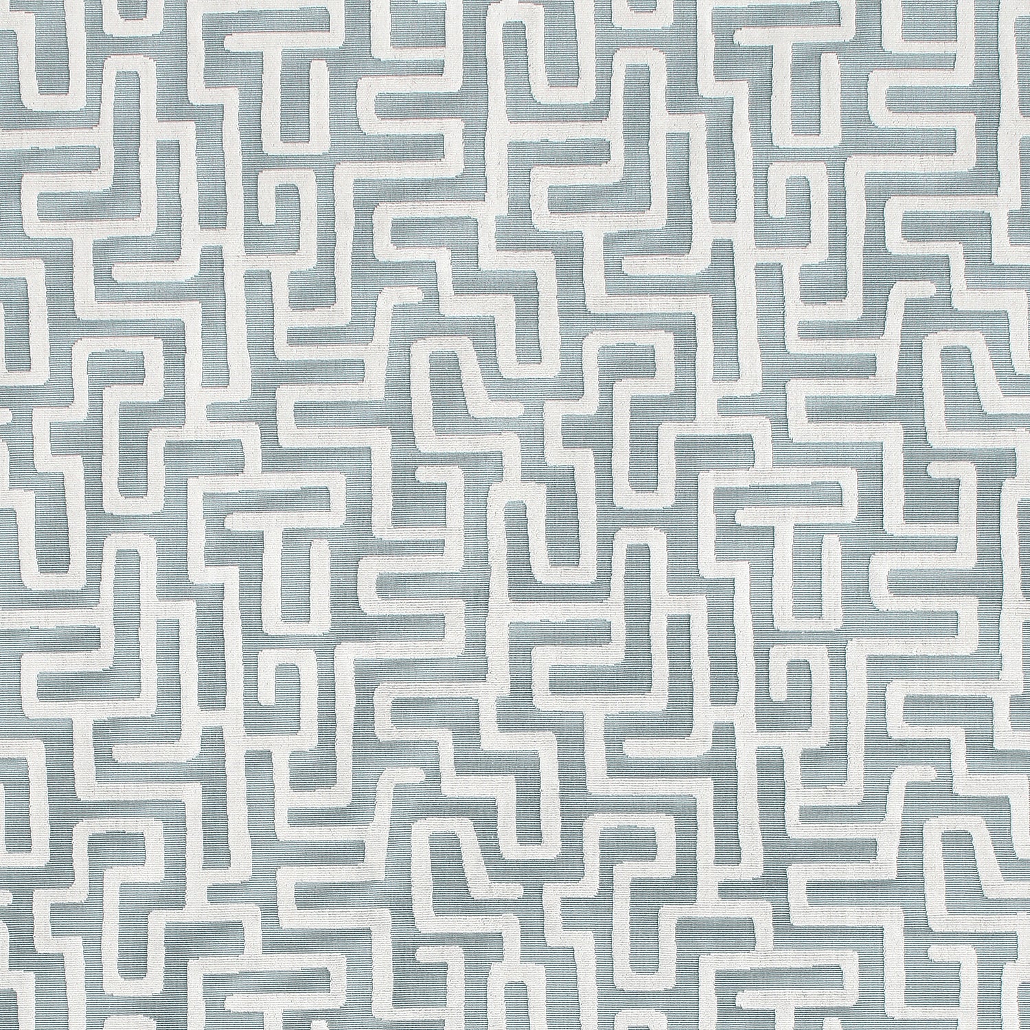 Terrace Lane fabric in spa blue color - pattern number W742030 - by Thibaut in the Sojourn collection