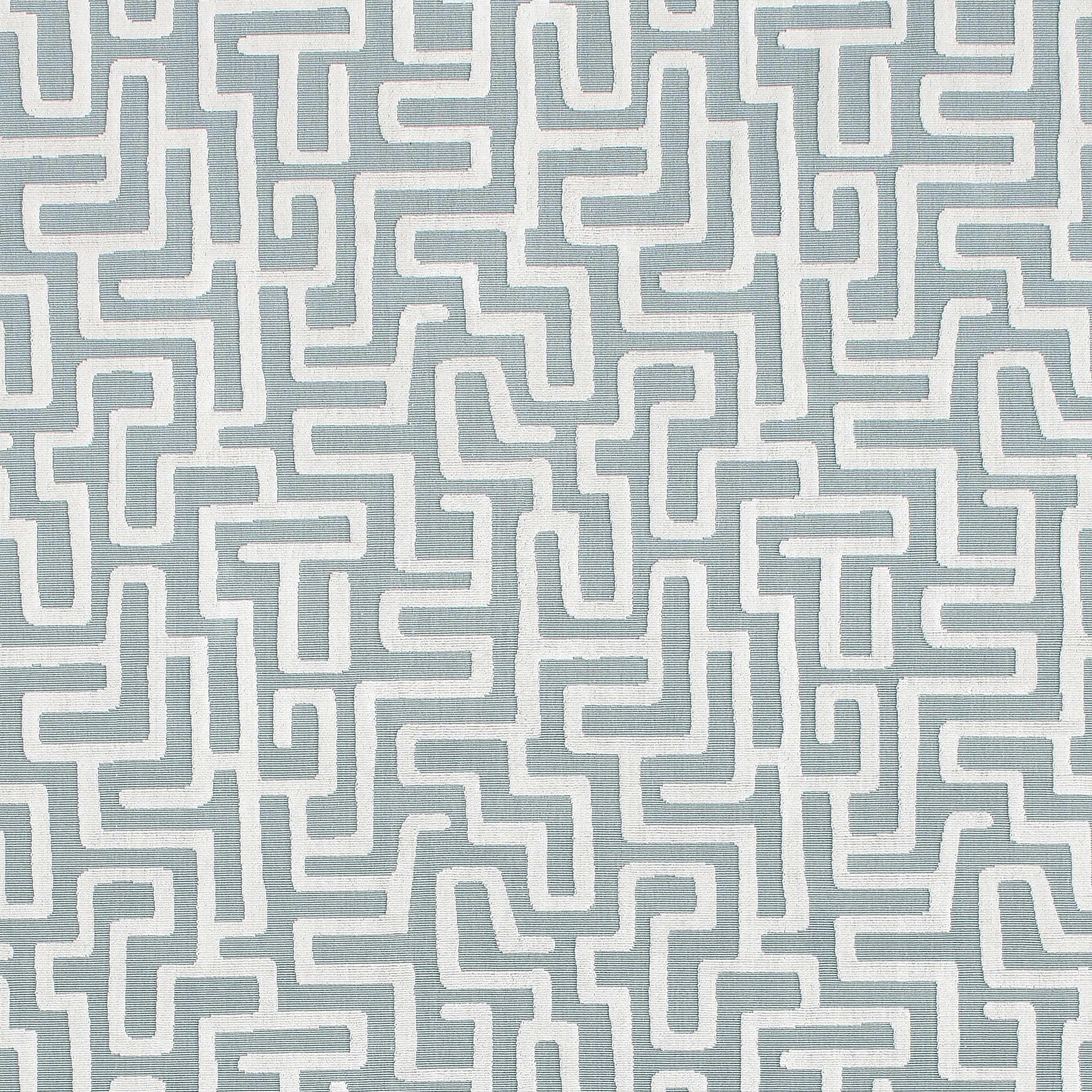 Terrace Lane fabric in spa blue color - pattern number W742030 - by Thibaut in the Sojourn collection
