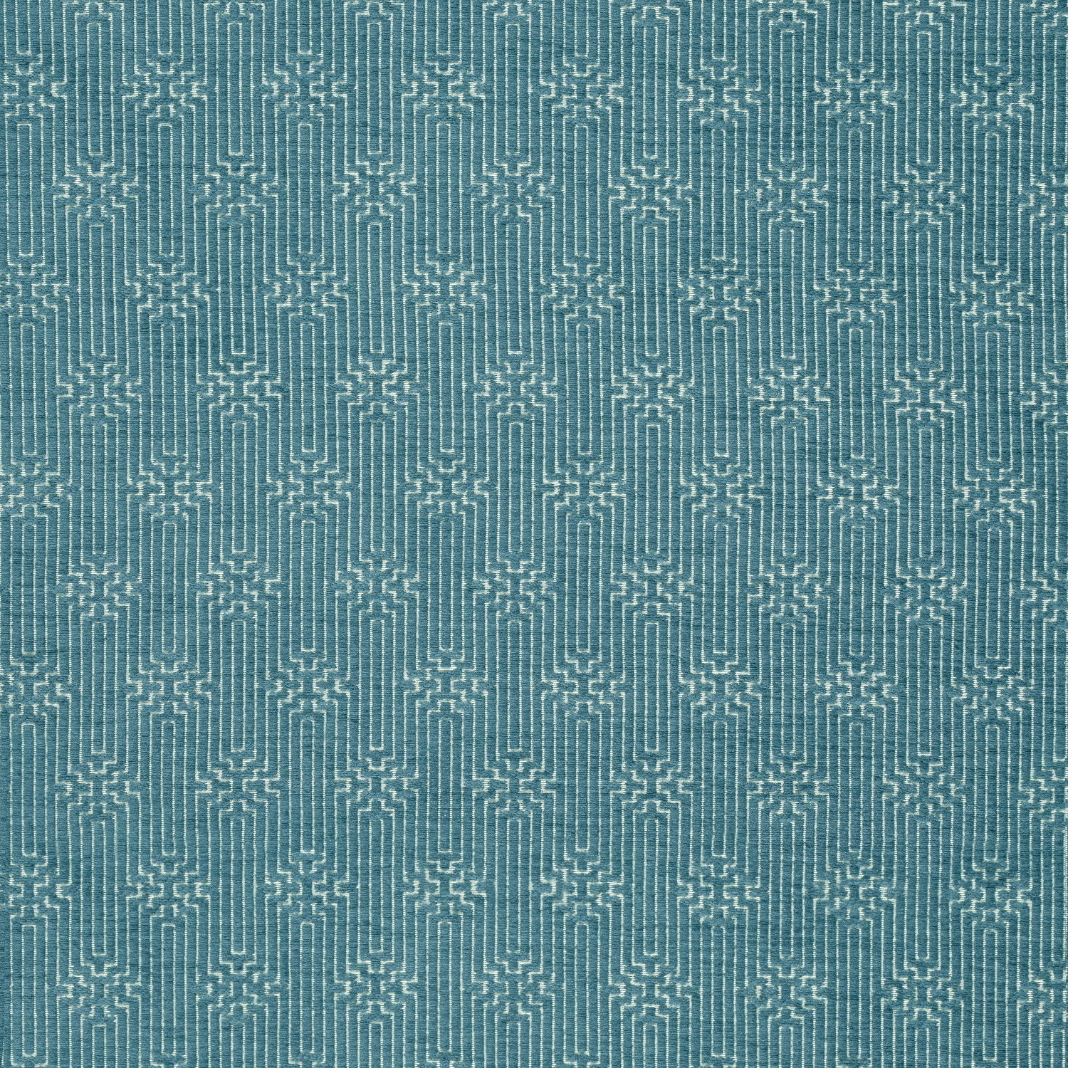 Crete fabric in peacock color - pattern number W74212 - by Thibaut in the Passage collection