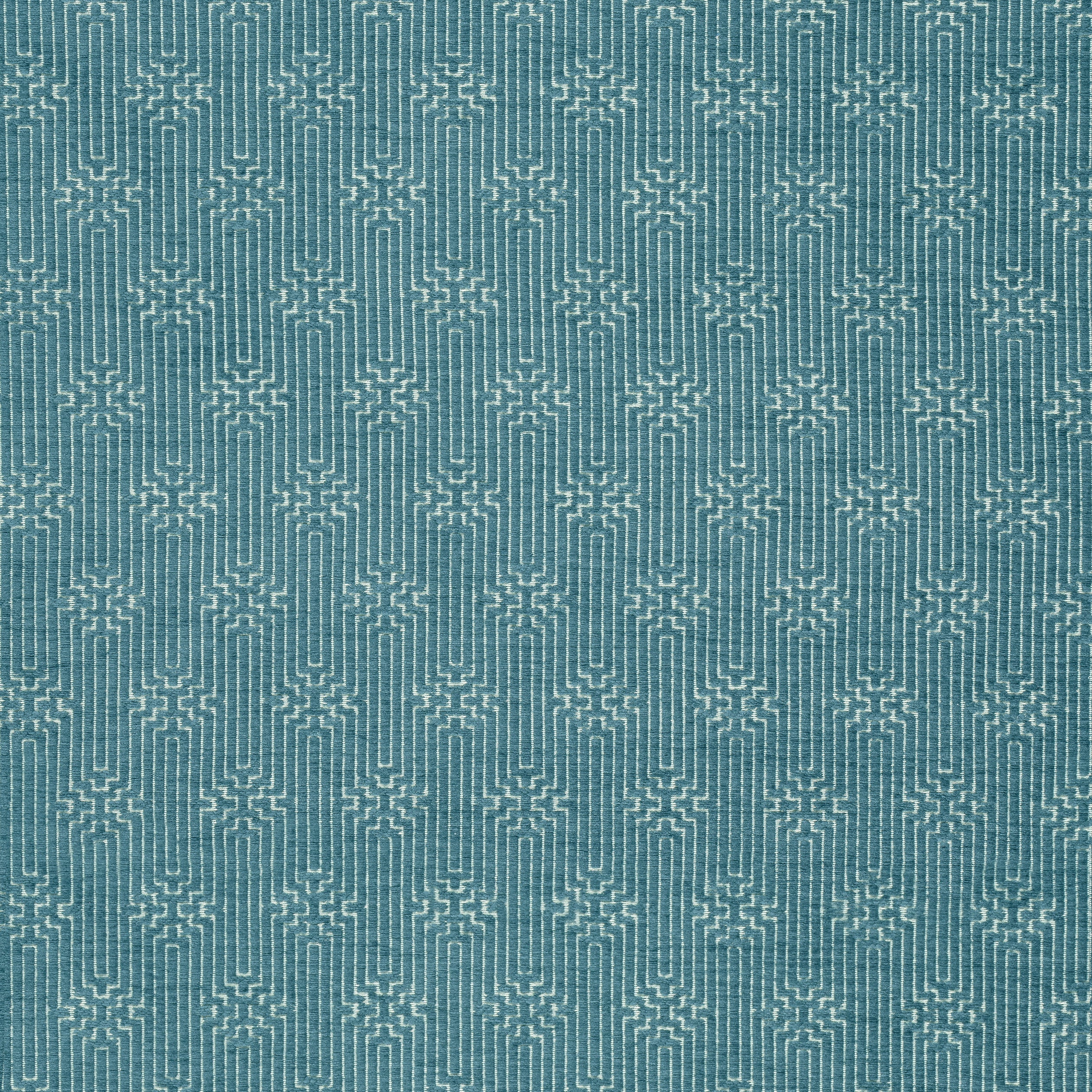 Crete fabric in peacock color - pattern number W74212 - by Thibaut in the Passage collection