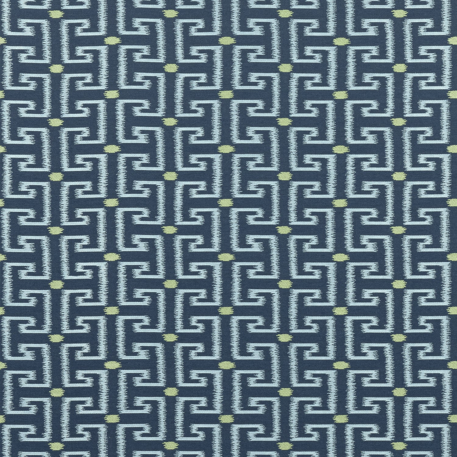 Rhodes fabric in marine color - pattern number W74232 - by Thibaut in the Passage collection