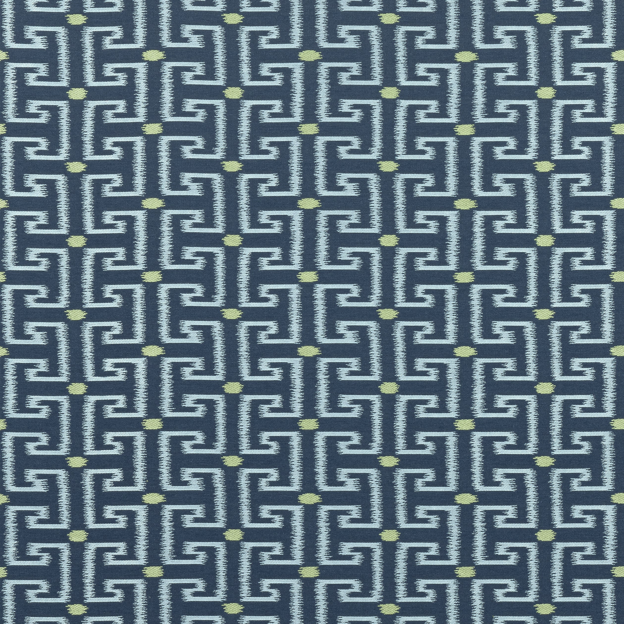 Rhodes fabric in marine color - pattern number W74232 - by Thibaut in the Passage collection