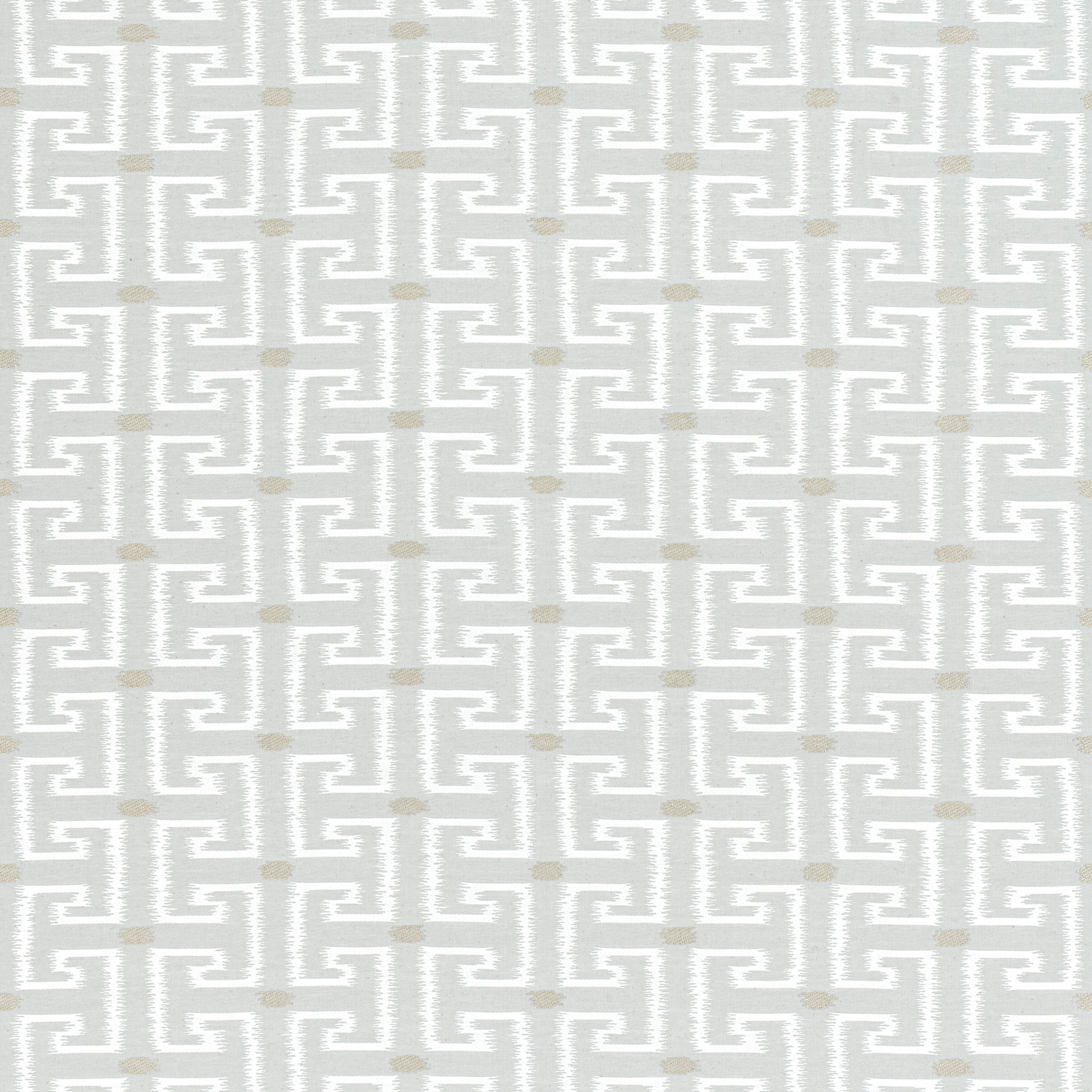Rhodes fabric in platinum color - pattern number W74233 - by Thibaut in the Passage collection
