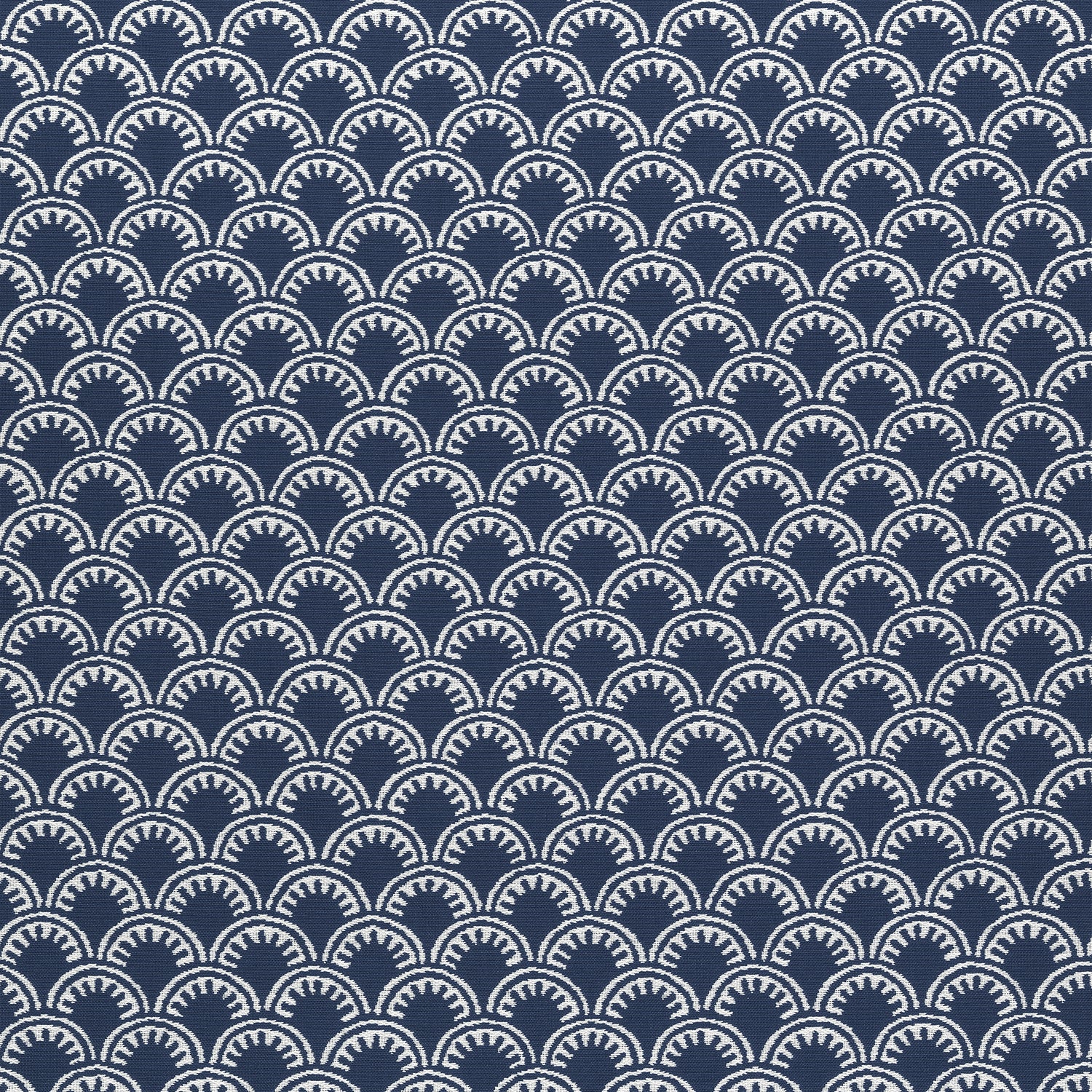 Maisie fabric in navy color - pattern number W74639 - by Thibaut in the Festival collection