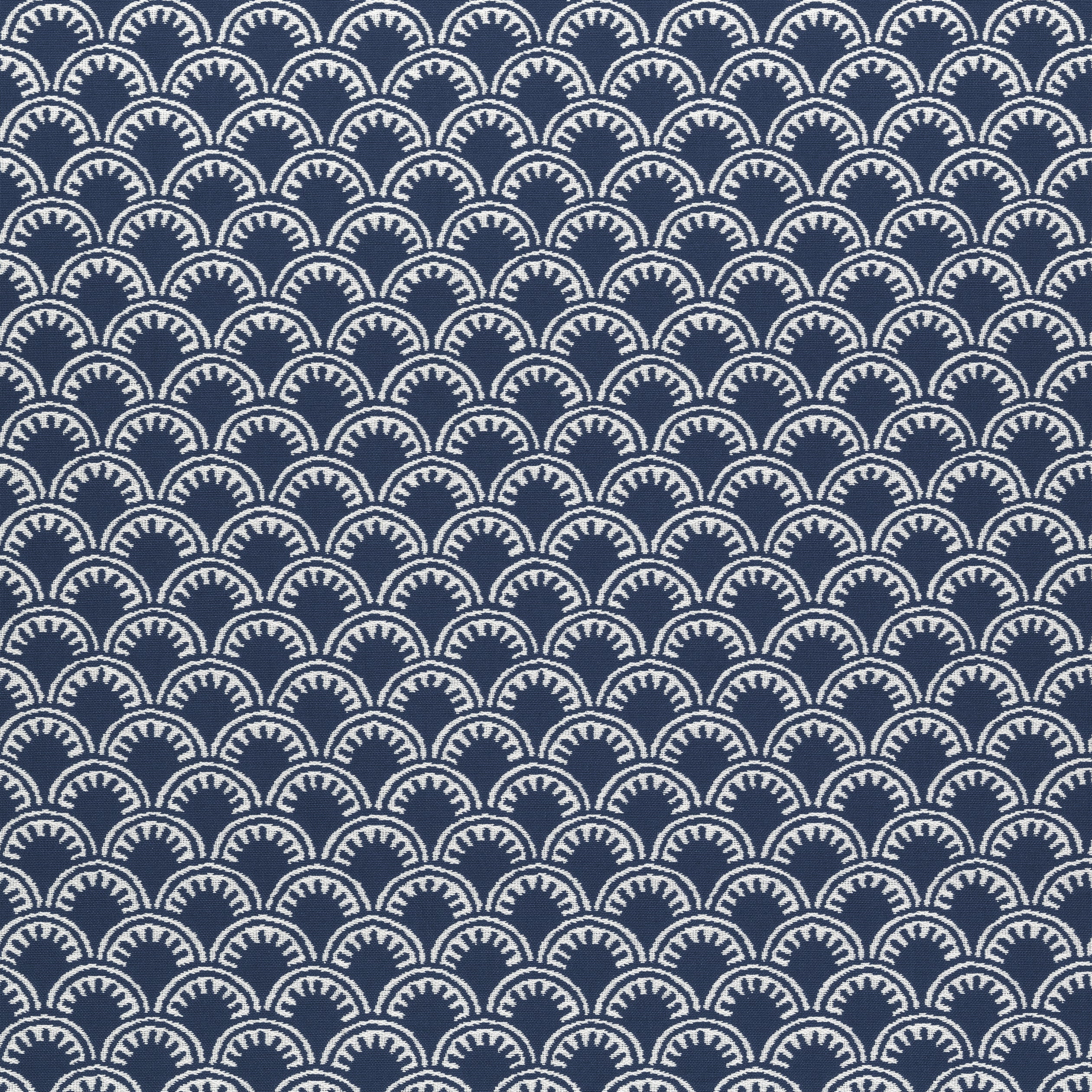 Maisie fabric in navy color - pattern number W74639 - by Thibaut in the Festival collection