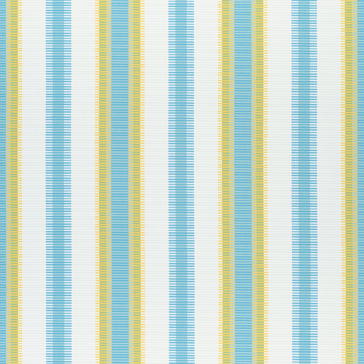 Samba Stripe fabric in sky and sunshine color - pattern number W74671 - by Thibaut in the Festival collection