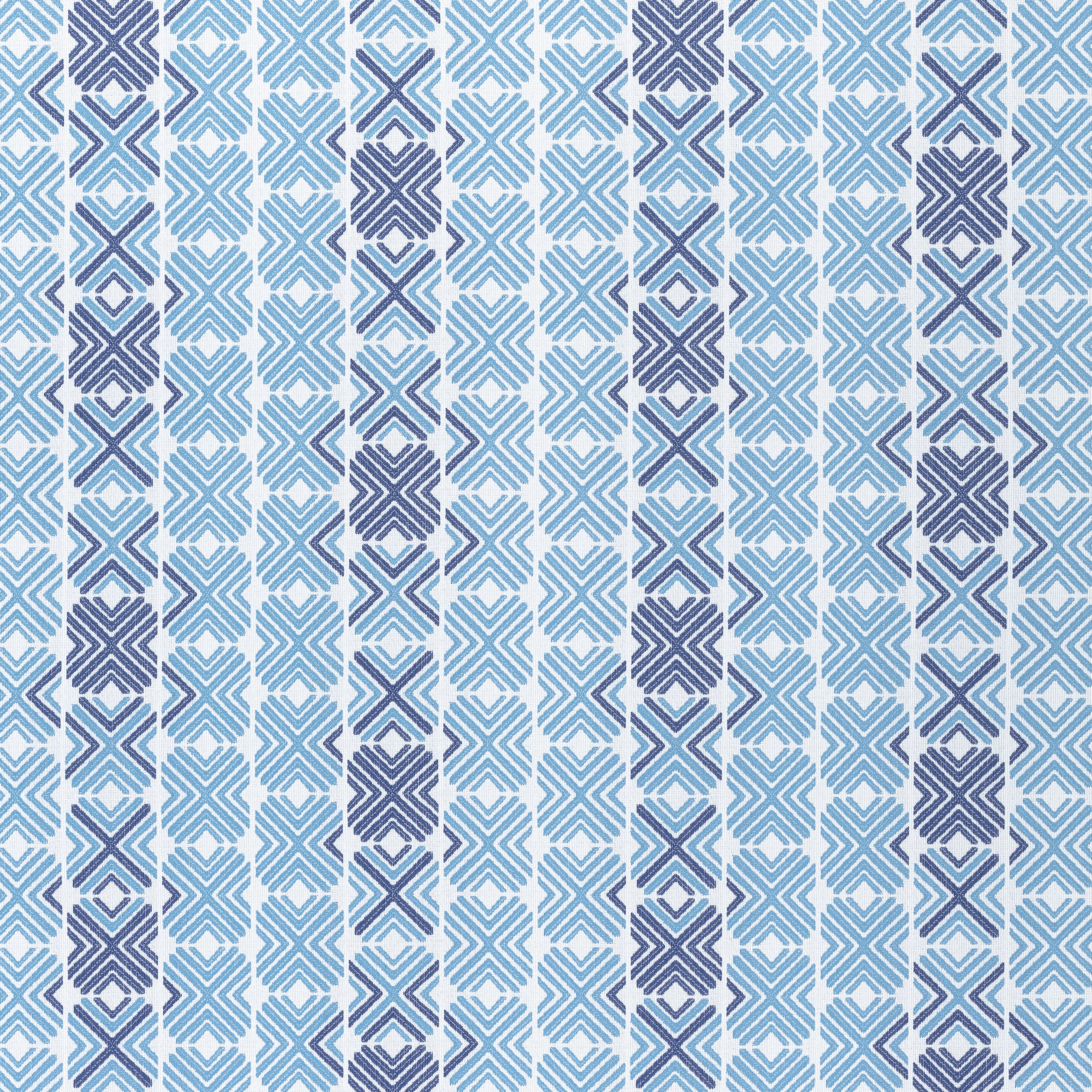 Jinx fabric in sky and royal blue color - pattern number W74677 - by Thibaut in the Festival collection