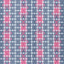 Jinx fabric in navy and magenta color - pattern number W74680 - by Thibaut in the Festival collection