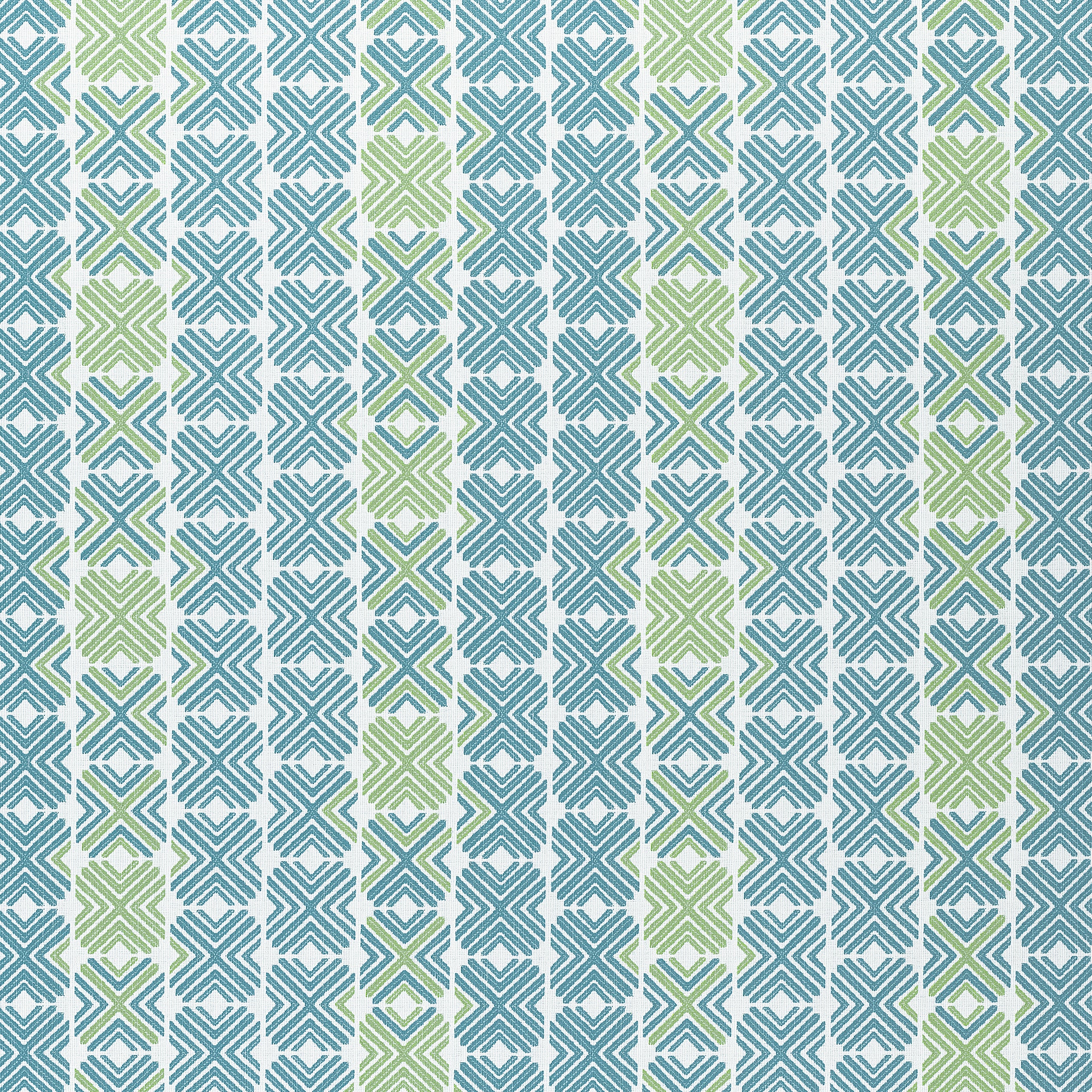 Jinx fabric in pool and apple color - pattern number W74682 - by Thibaut in the Festival collection