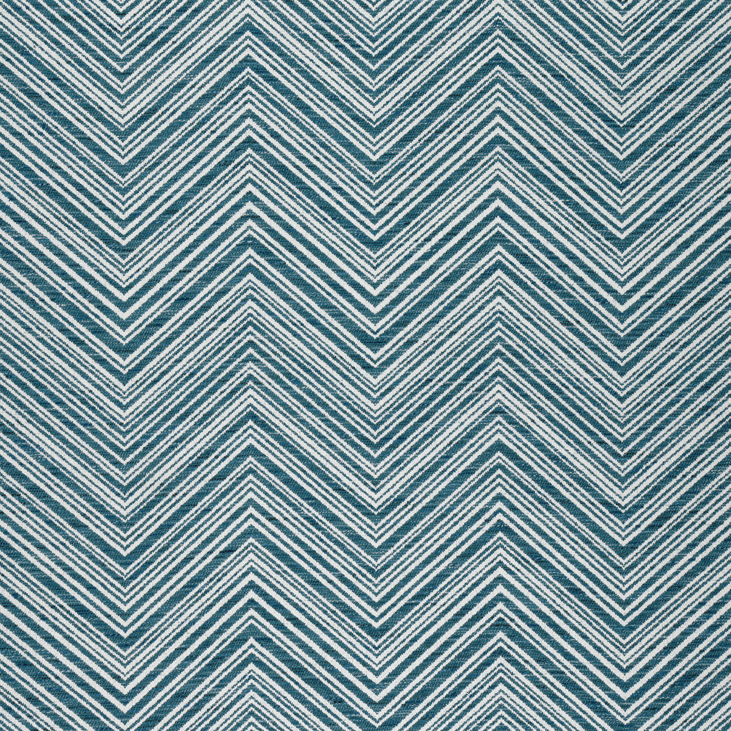 Monti Chevron fabric in indigo color - pattern number W77136 - by Thibaut in the Veneto collection