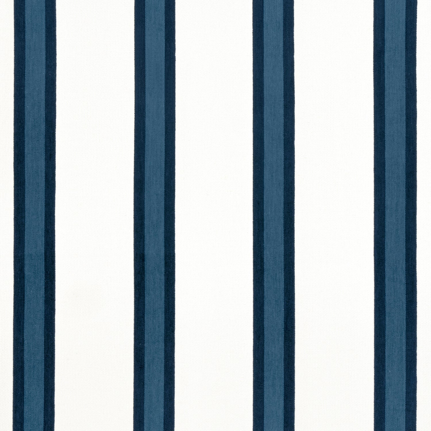 Abito Stripe fabric in navy color - pattern number W77142 - by Thibaut in the Veneto collection