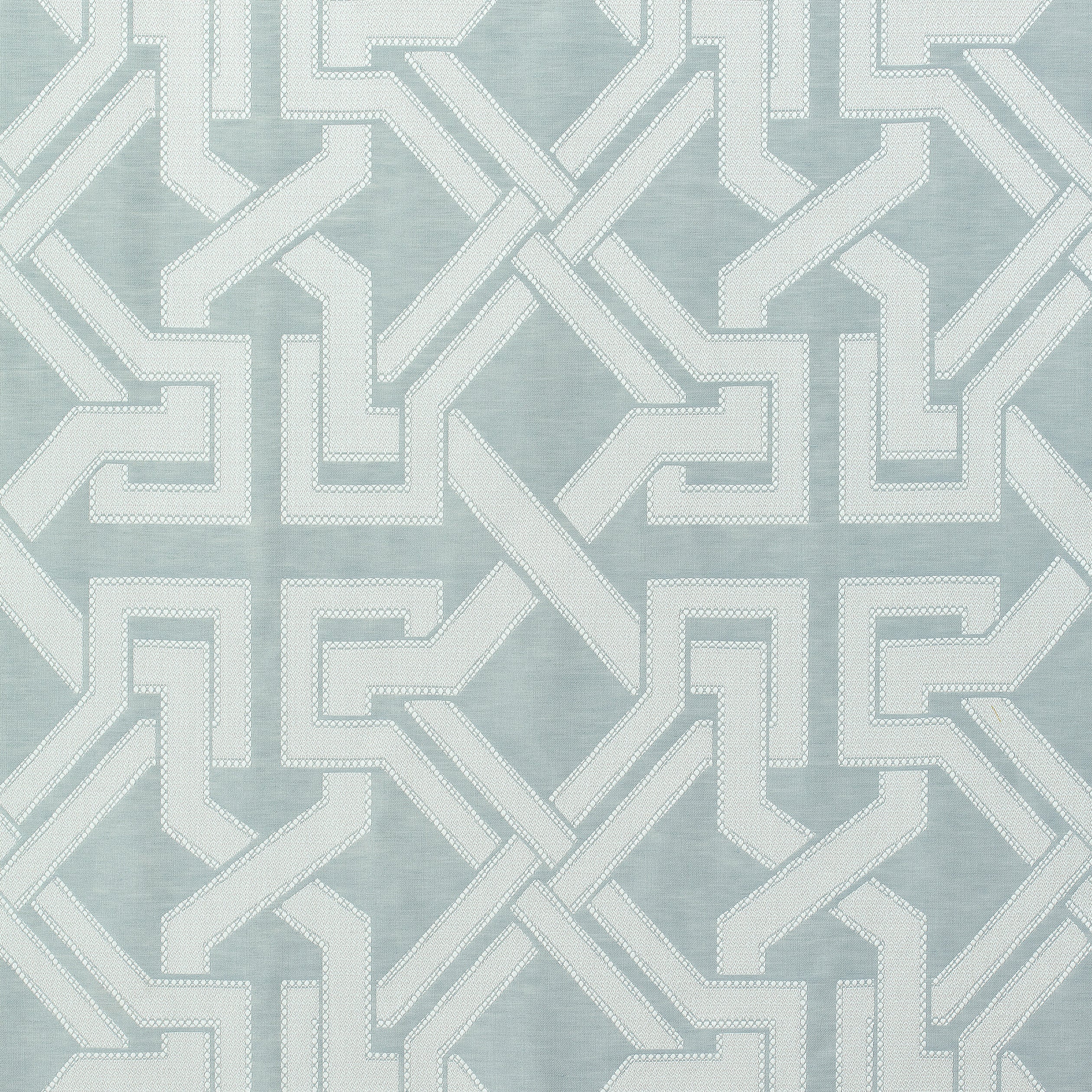 Benedetto fabric in aqua color - pattern number W772580 - by Thibaut in the Chestnut Hill collection