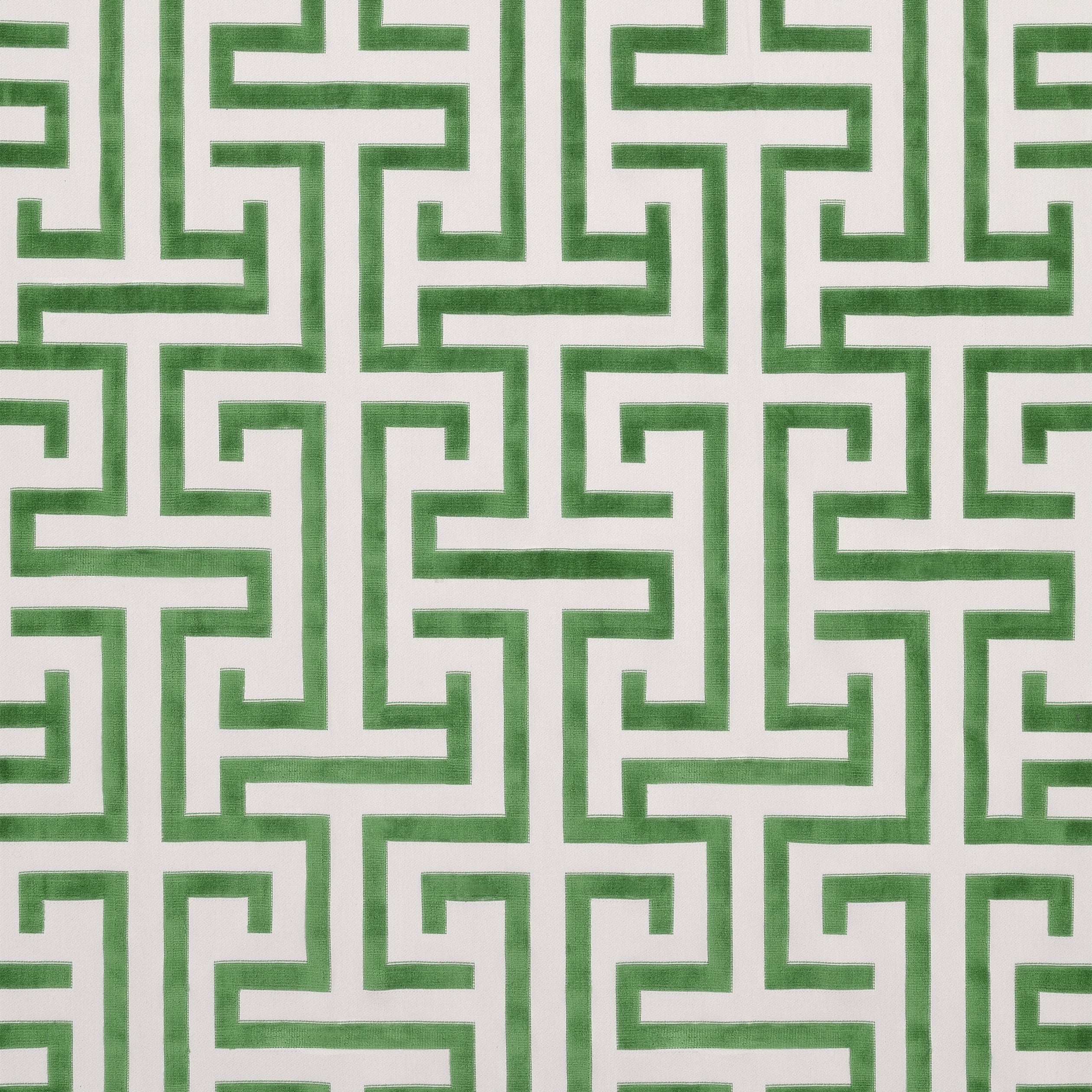 Ming Trail fabric in green color - pattern number W775476 - by Thibaut in the Dynasty collection