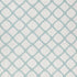 Majuli Embroidery fabric in aqua on ivory color - pattern number W788709 - by Thibaut in the Trade Routes collection