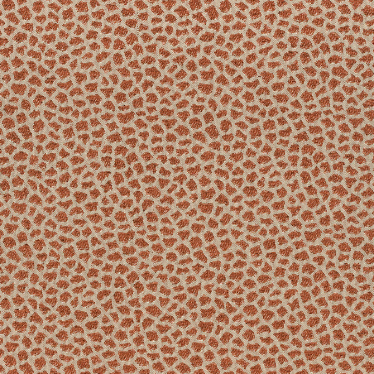 Masai fabric in terracotta color - pattern number W80424 - by Thibaut in the Woven Resource Vol 10 Menagerie collection