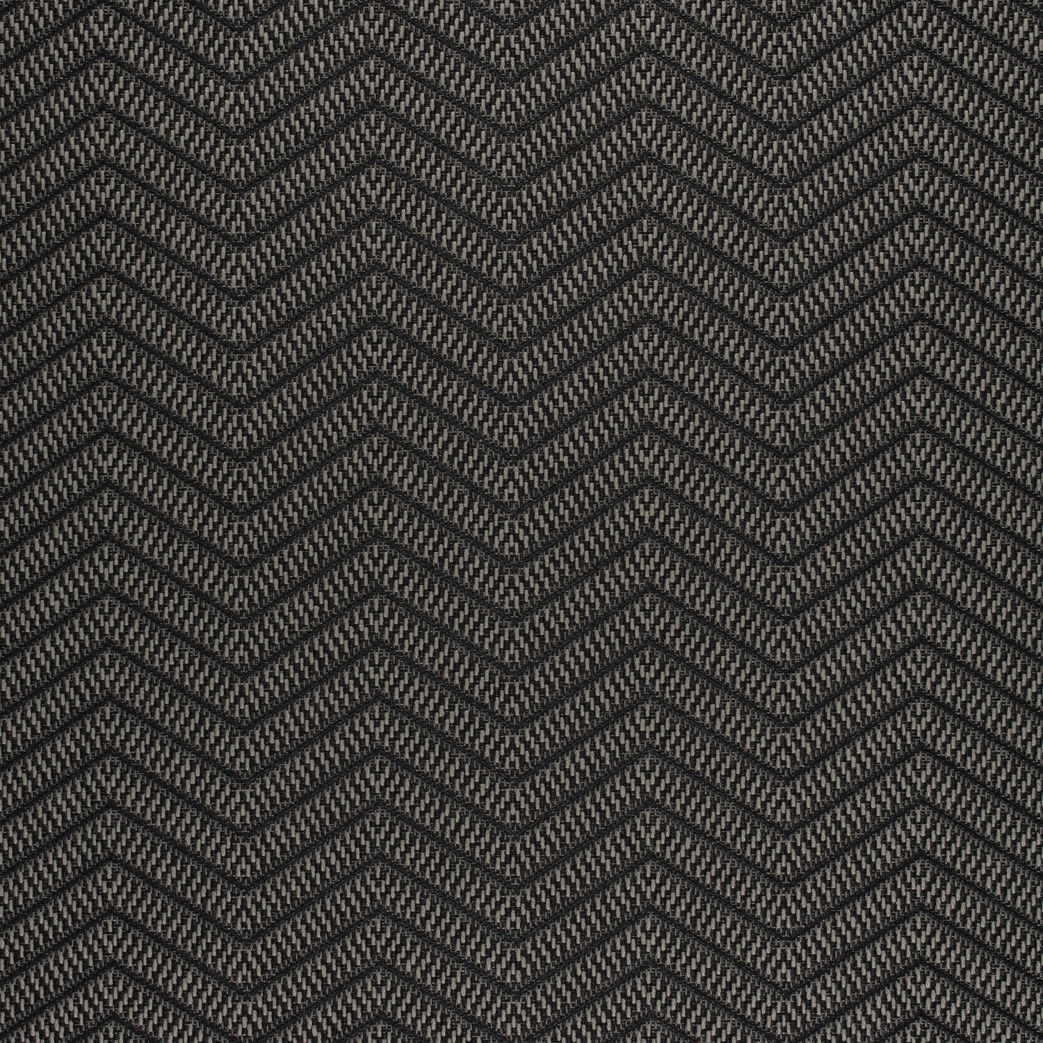 Matari Chevron fabric in black color - pattern number W80638 - by Thibaut in the Pinnacle collection