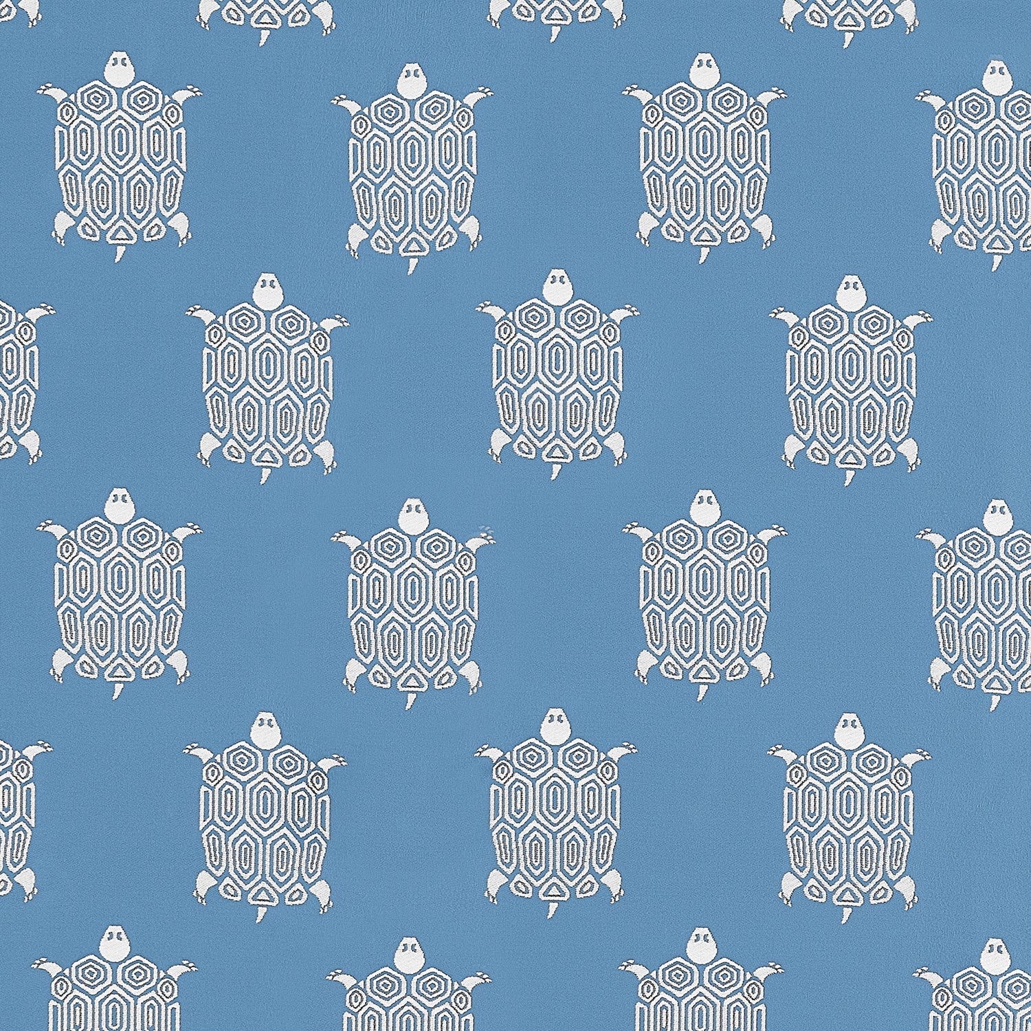 Turtle Bay fabric in island blue color - pattern number W81628 - by Thibaut in the Locale collection