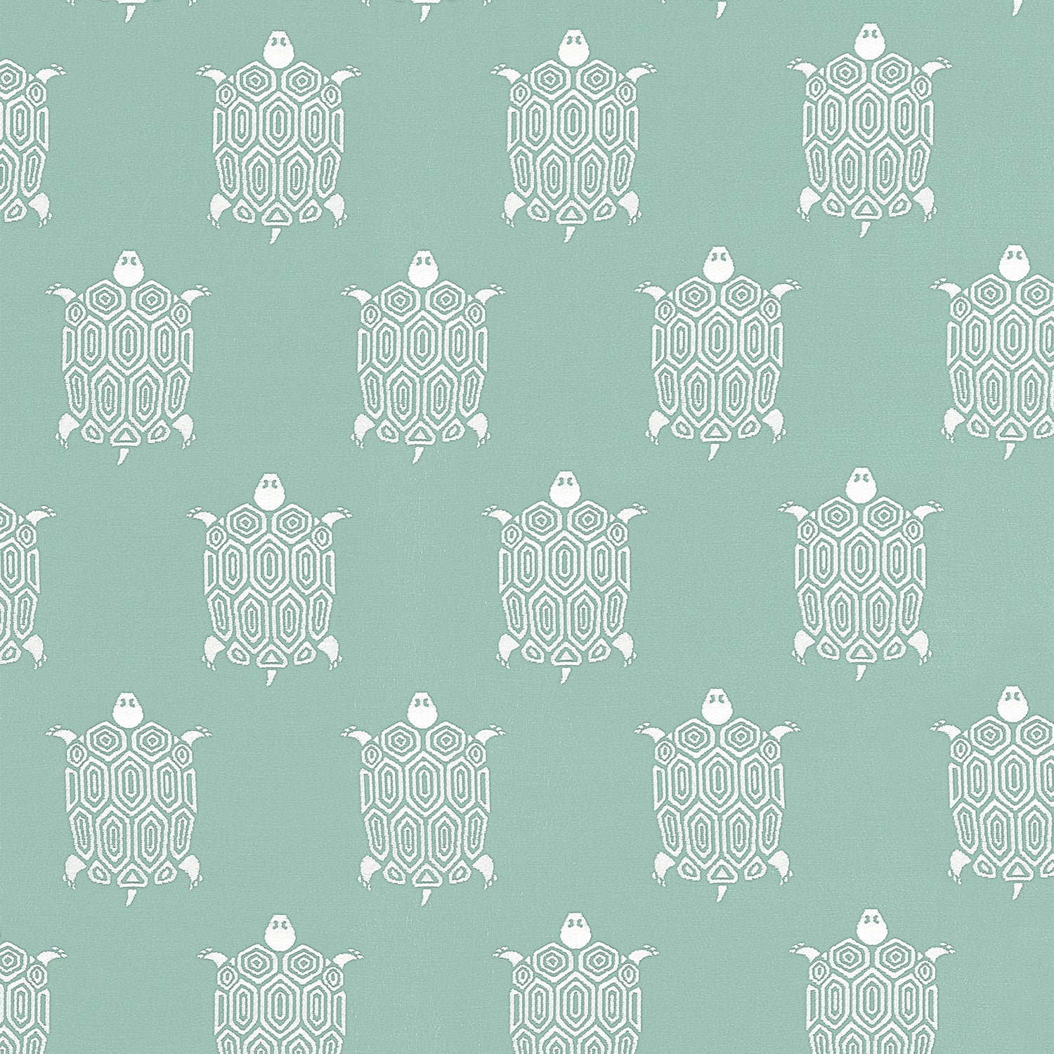 Turtle Bay fabric in jade color - pattern number W81631 - by Thibaut in the Locale collection