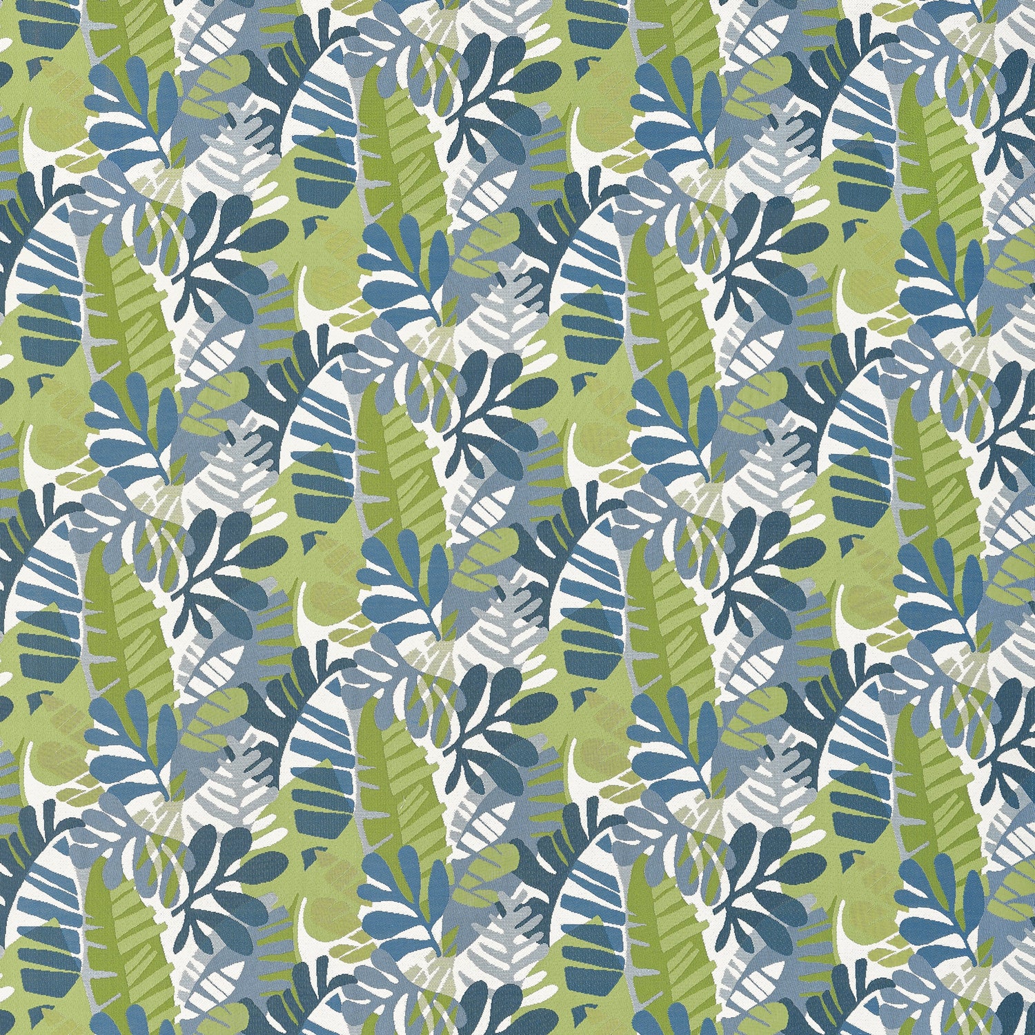 Ipanema fabric in bermuda and kiwi color - pattern number W81795 - by Thibaut in the Acadia collection