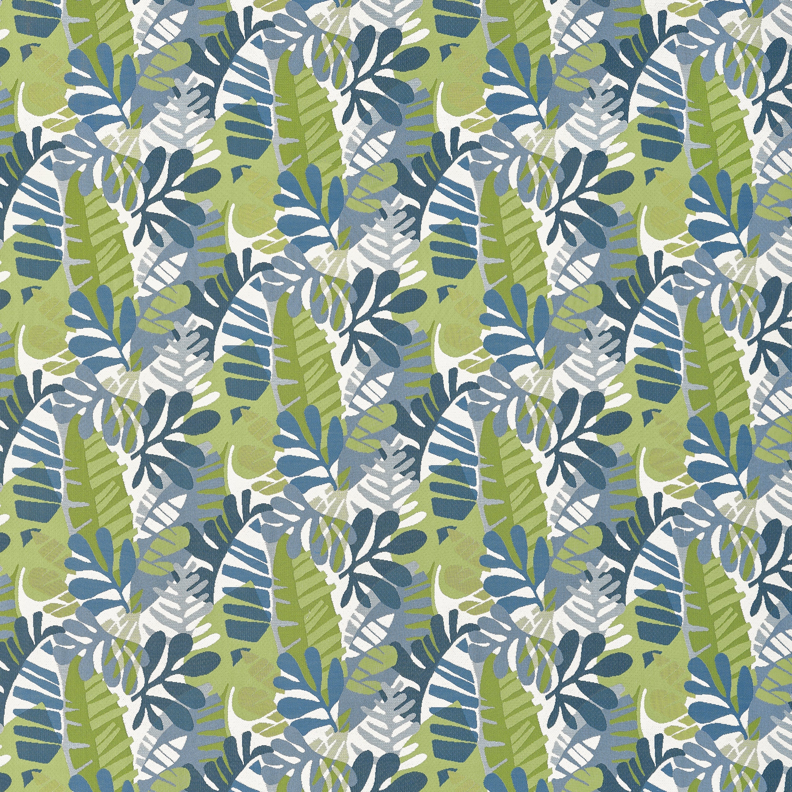 Ipanema fabric in bermuda and kiwi color - pattern number W81795 - by Thibaut in the Acadia collection