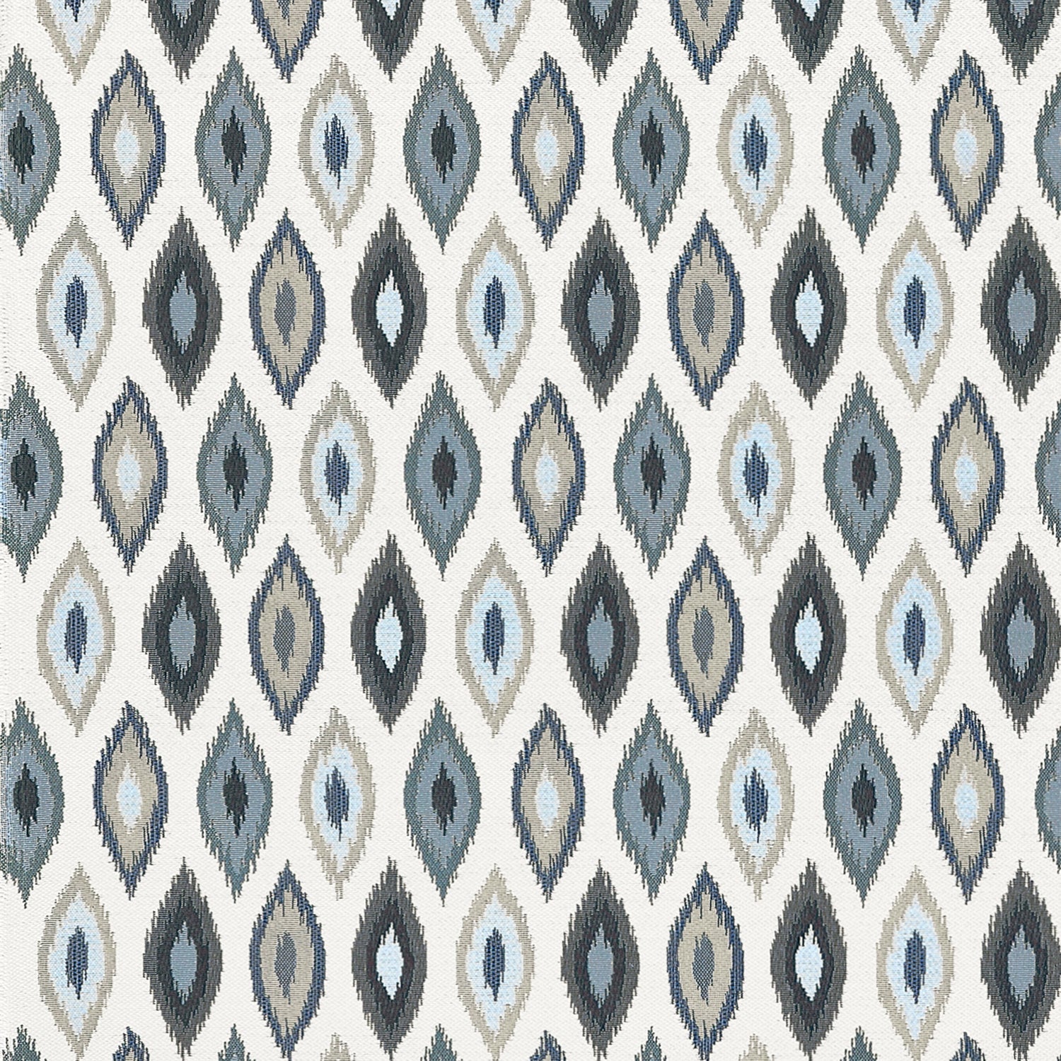 Beliza fabric in navy and sky color - pattern number W81799 - by Thibaut in the Acadia collection