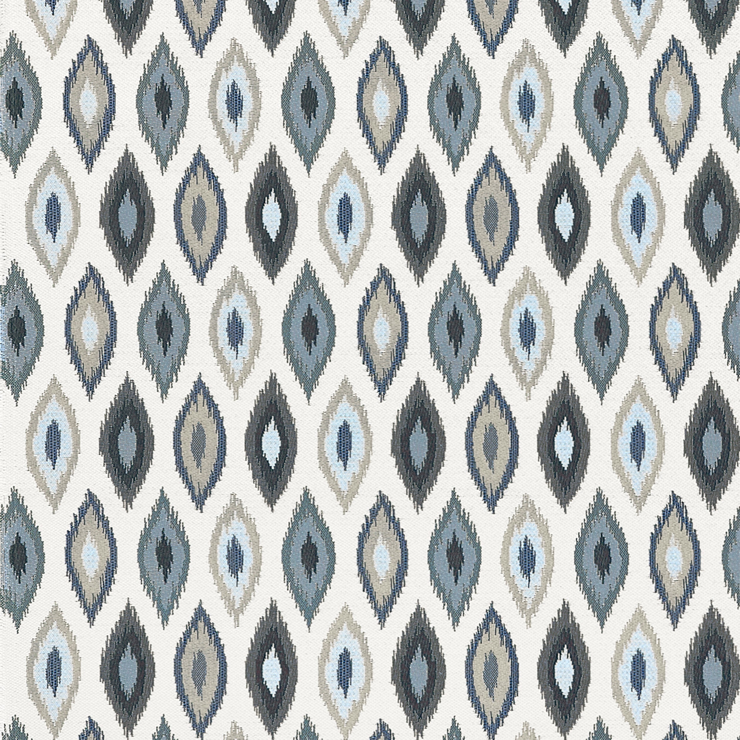 Beliza fabric in navy and sky color - pattern number W81799 - by Thibaut in the Acadia collection