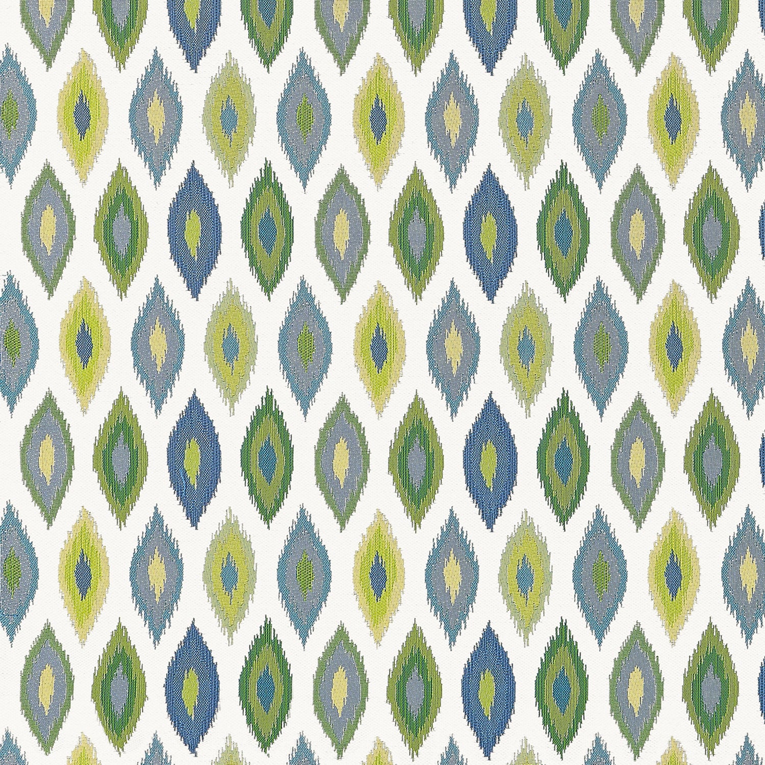 Beliza fabric in bermuda and kiwi color - pattern number W81800 - by Thibaut in the Acadia collection