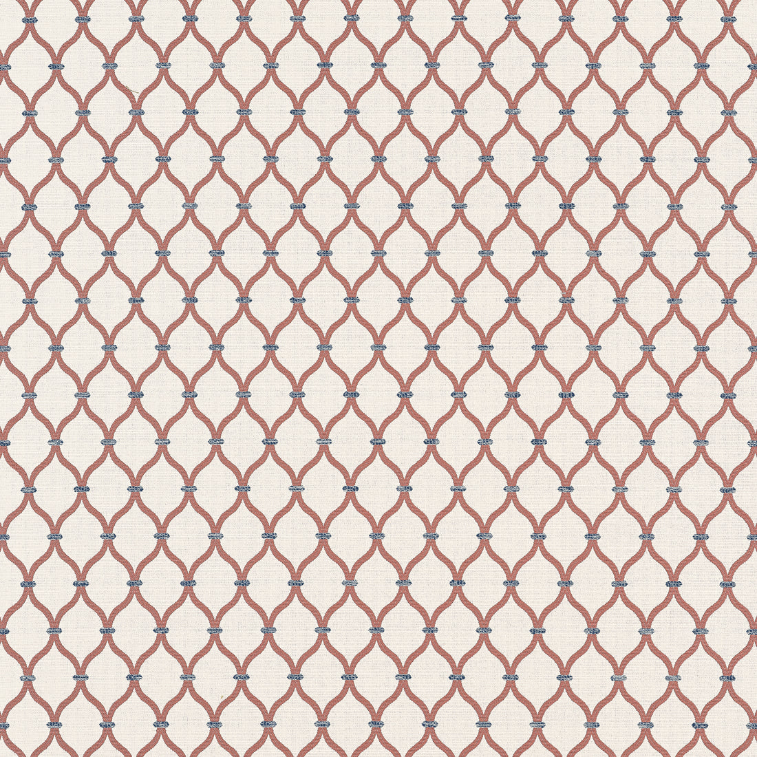 Chandler fabric in terracotta color - pattern number W81935 - by Thibaut in the Companions collection