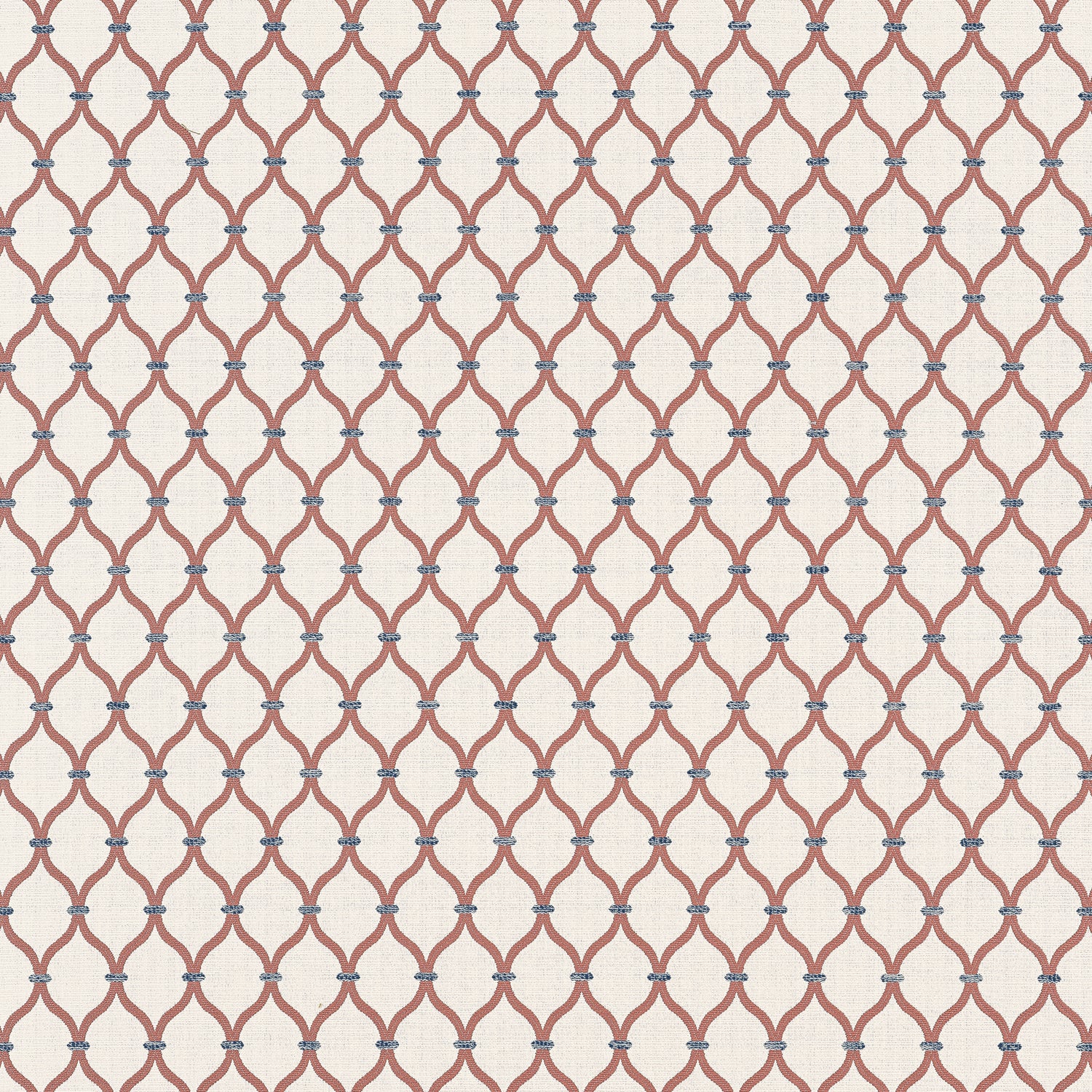 Chandler fabric in terracotta color - pattern number W81935 - by Thibaut in the Companions collection