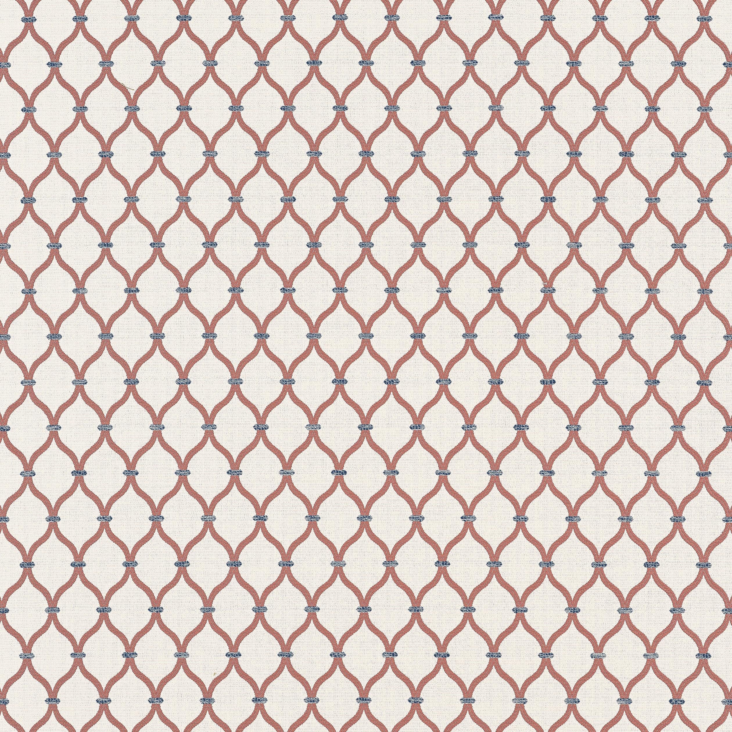 Chandler fabric in terracotta color - pattern number W81935 - by Thibaut in the Companions collection