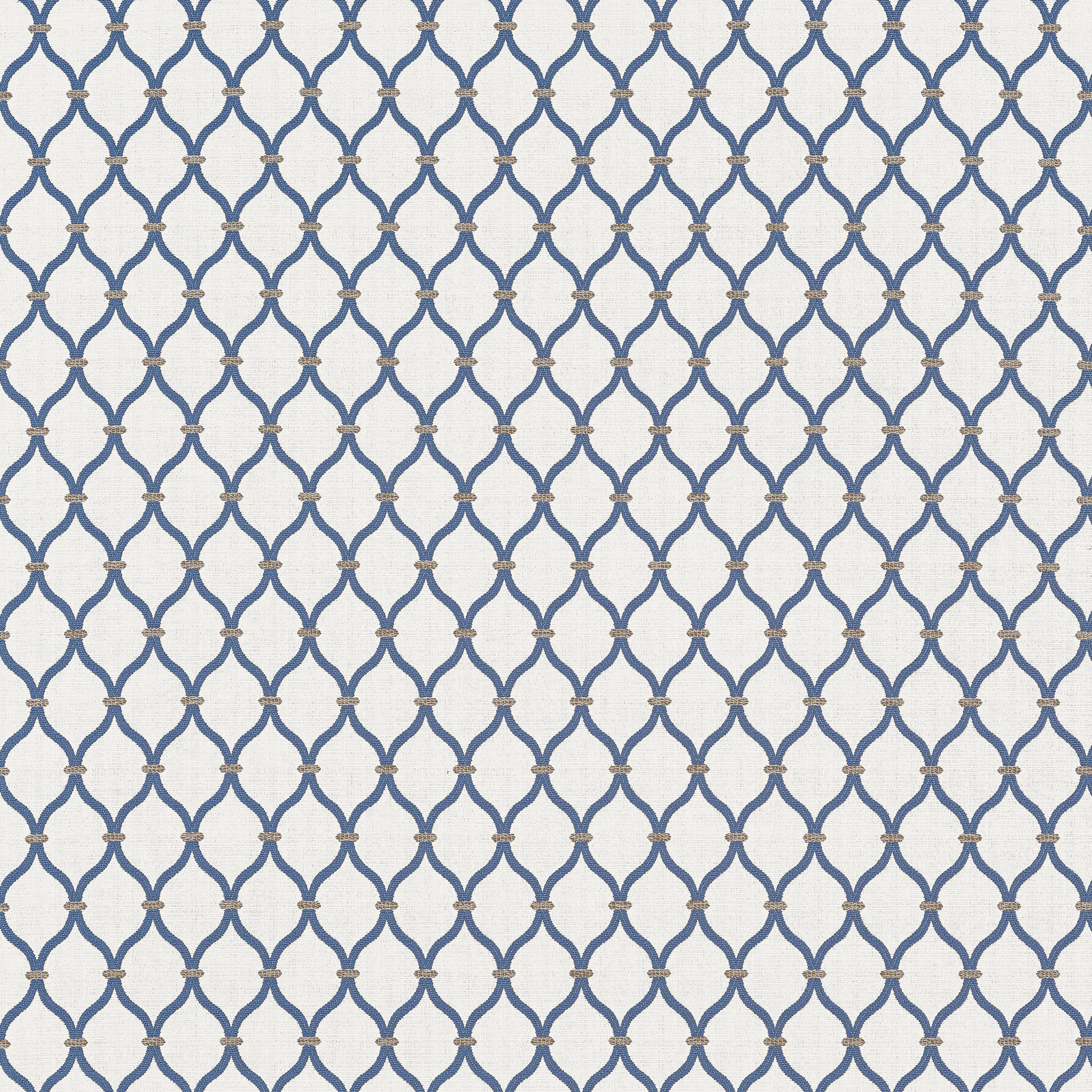 Chandler fabric in indigo color - pattern number W81938 - by Thibaut in the Companions collection