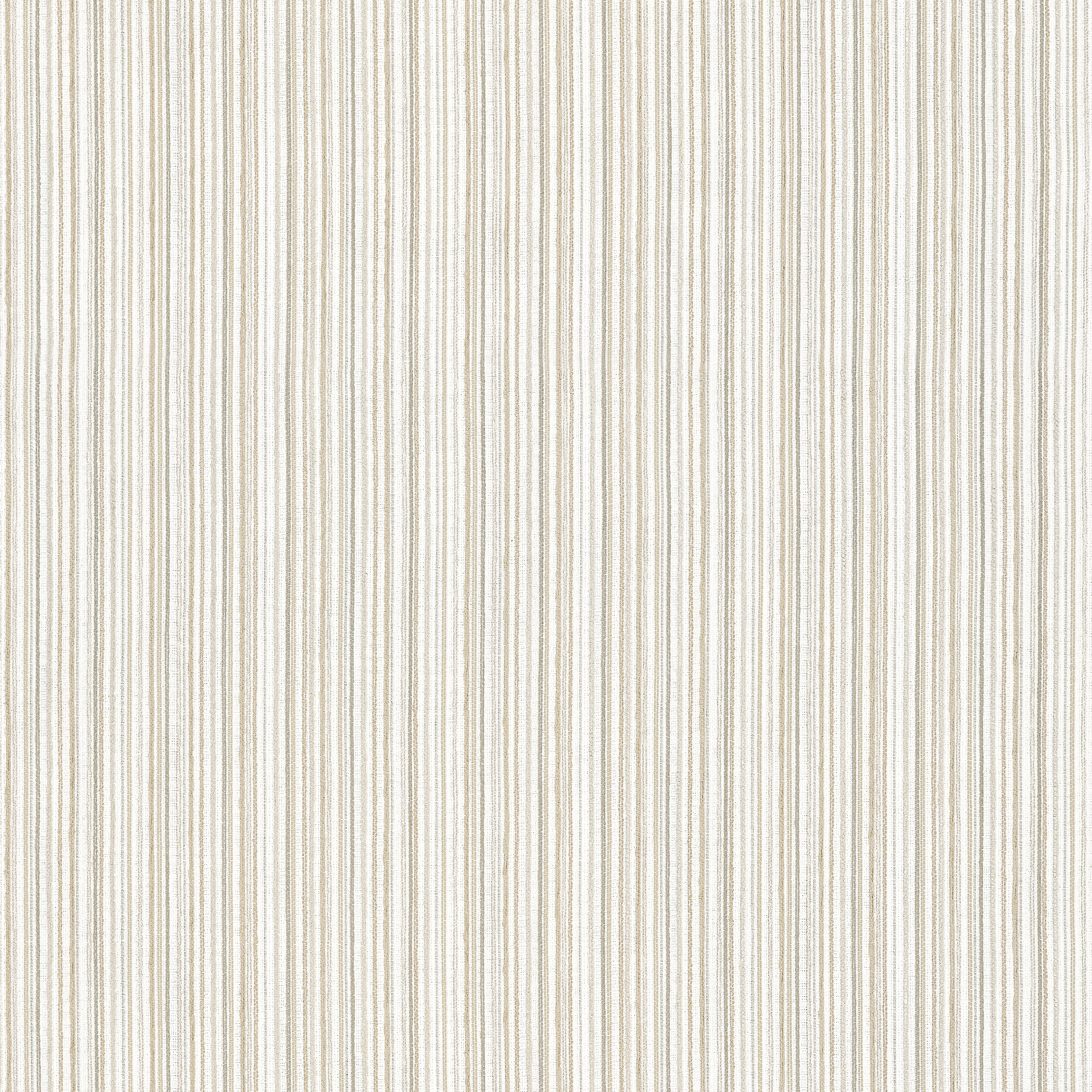 Ernie Stripe fabric in oatmeal color - pattern number W81940 - by Thibaut in the Companions collection