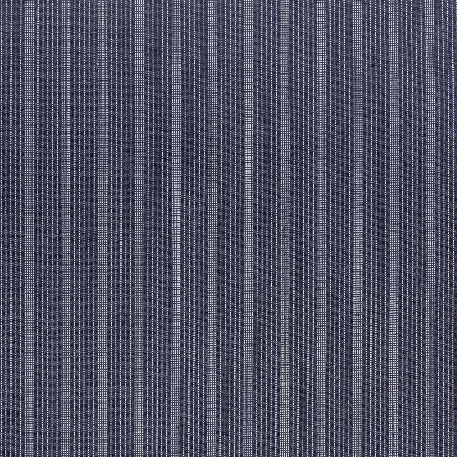 Ebro Stripe fabric in navy color - pattern number W8511 - by Thibaut in the Villa collection