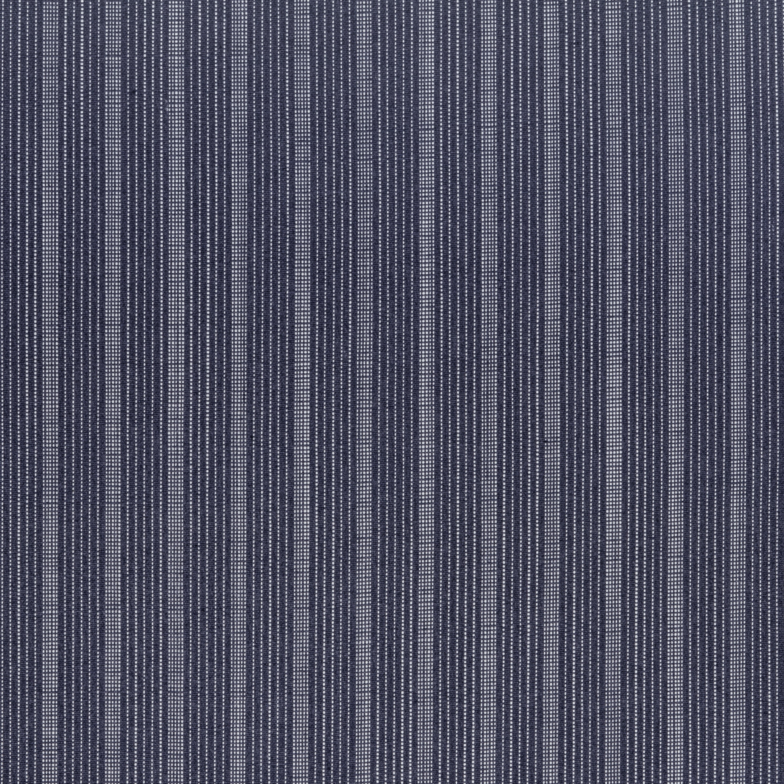 Ebro Stripe fabric in navy color - pattern number W8511 - by Thibaut in the Villa collection