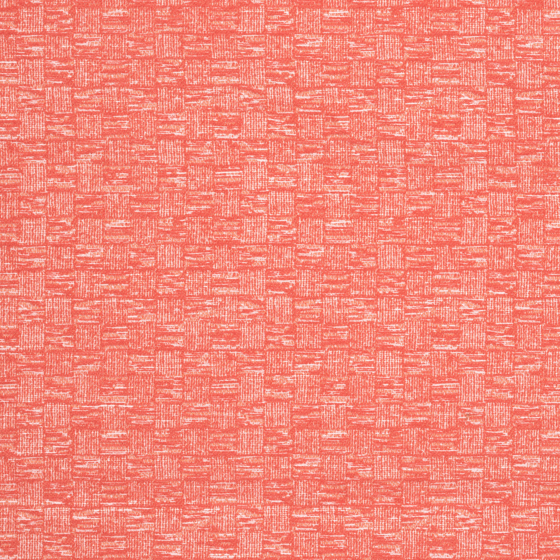 Cestino fabric in coral color - pattern number W8516 - by Thibaut in the Villa collection