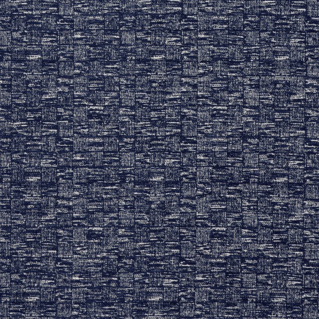 Cestino fabric in navy color - pattern number W8522 - by Thibaut in the Villa collection