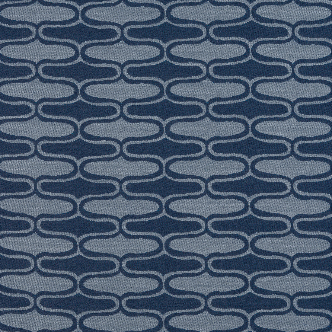 Saraband fabric in marine color - pattern number W8528 - by Thibaut in the Villa collection