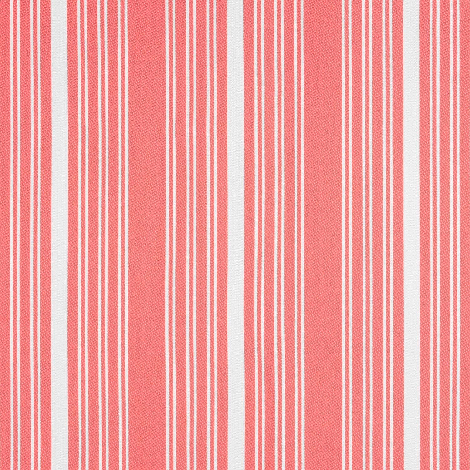 Kaia Stripe fabric in coral color - pattern number W8542 - by Thibaut in the Villa collection