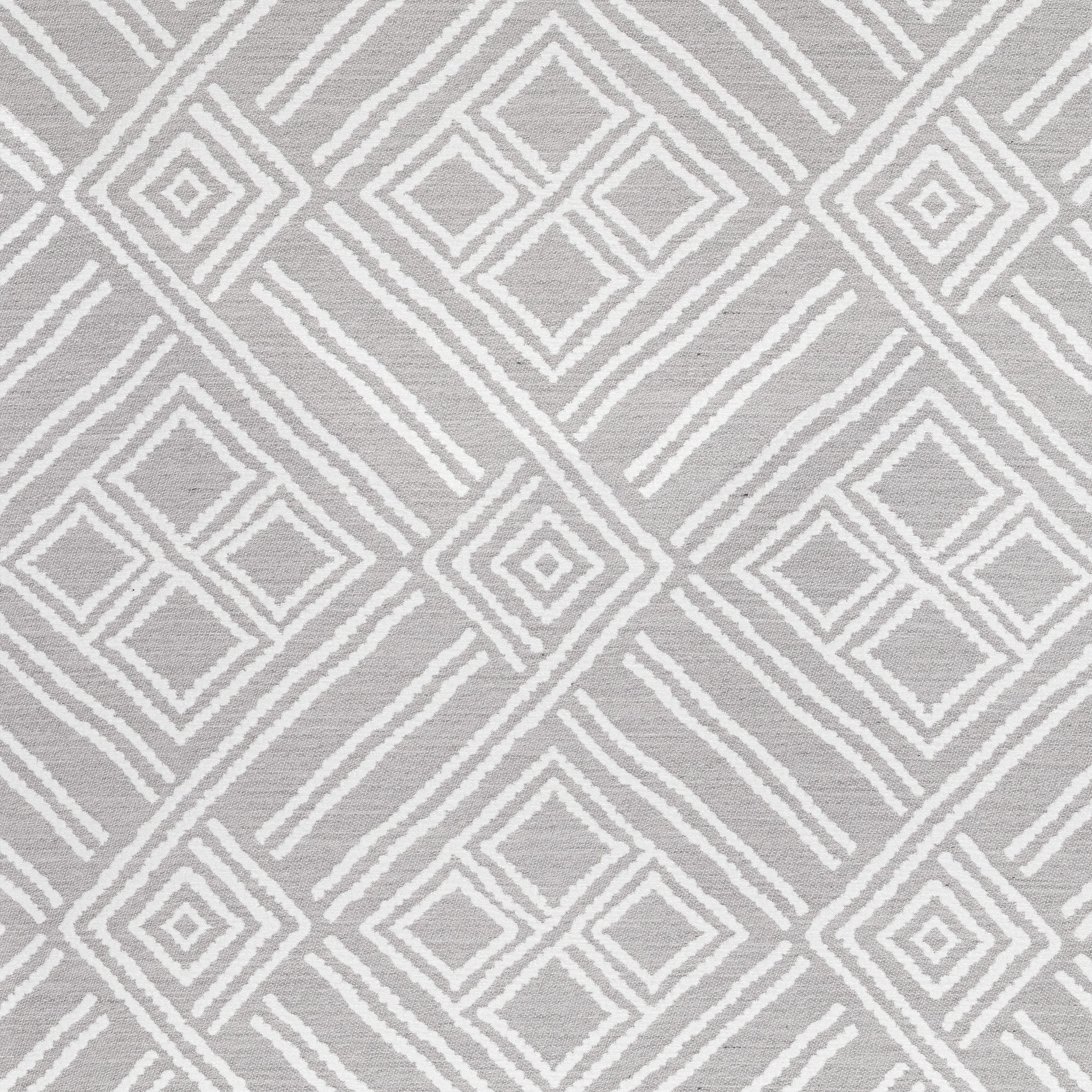 Terraza fabric in sterling color - pattern number W8606 - by Thibaut in the Villa collection