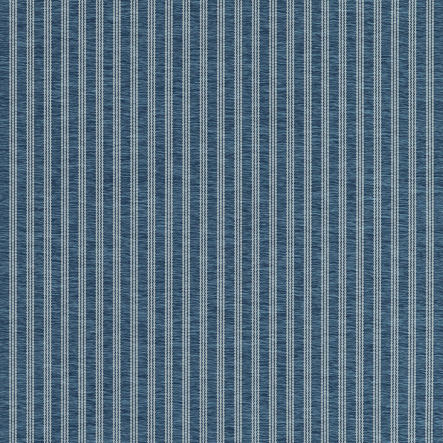 Salem Stripe fabric in navy color - pattern number W9139 - by Thibaut in the Woven Essentials collection