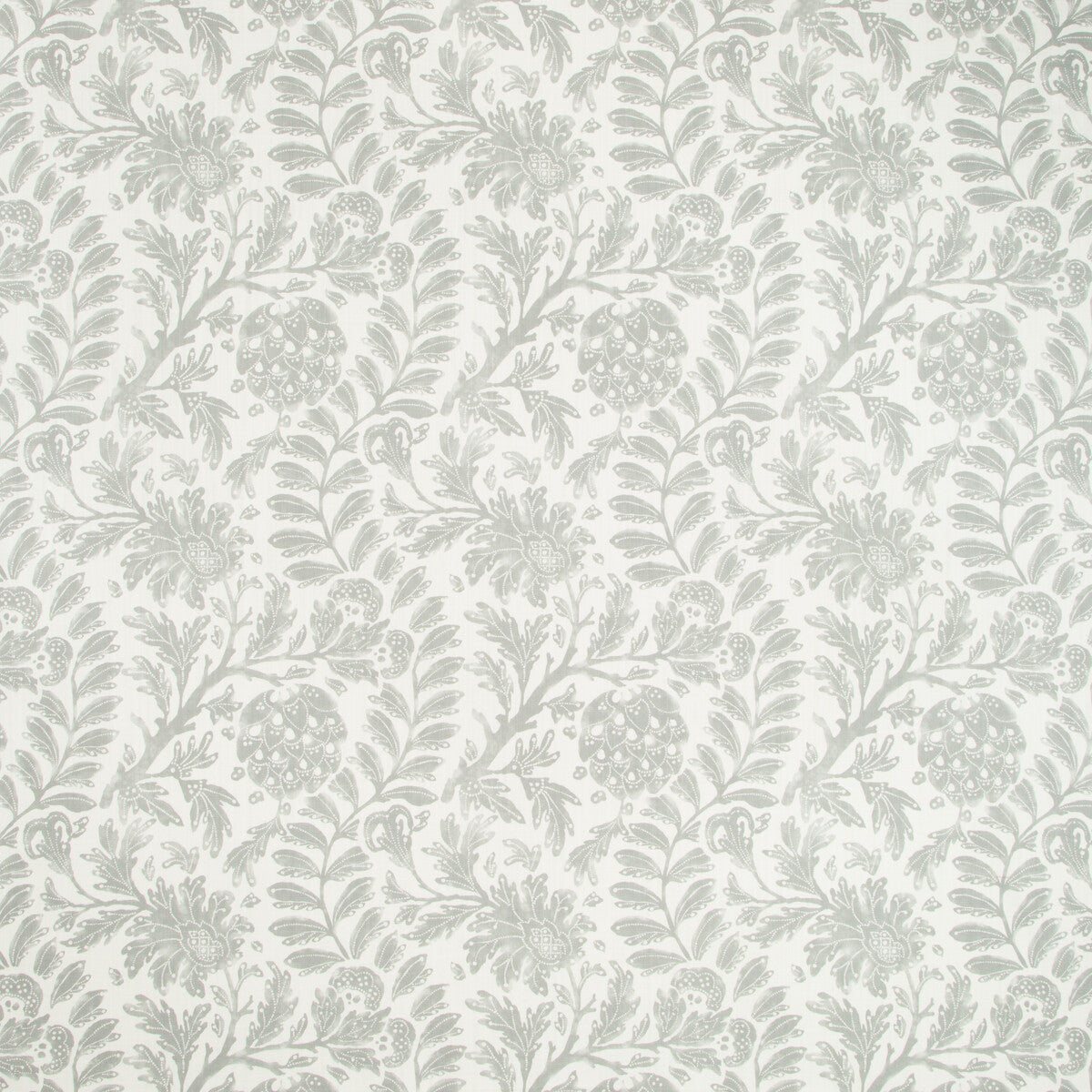 Wollerton fabric in pewter color - pattern WOLLERTON.11.0 - by Kravet Basics in the Greenwich collection